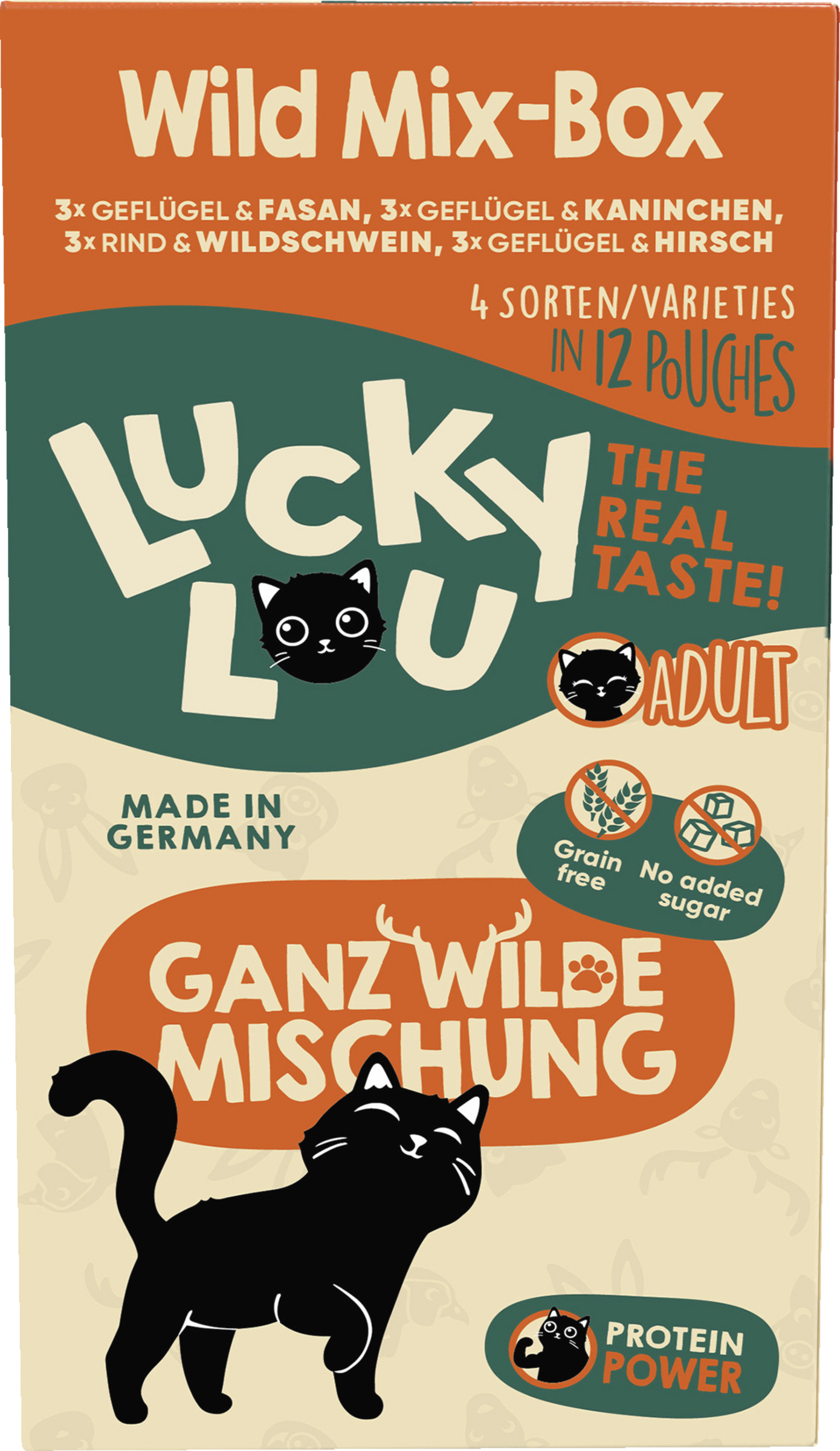 Lucky Lou Lifestage Adult Wild-Mix multipack vådfoder