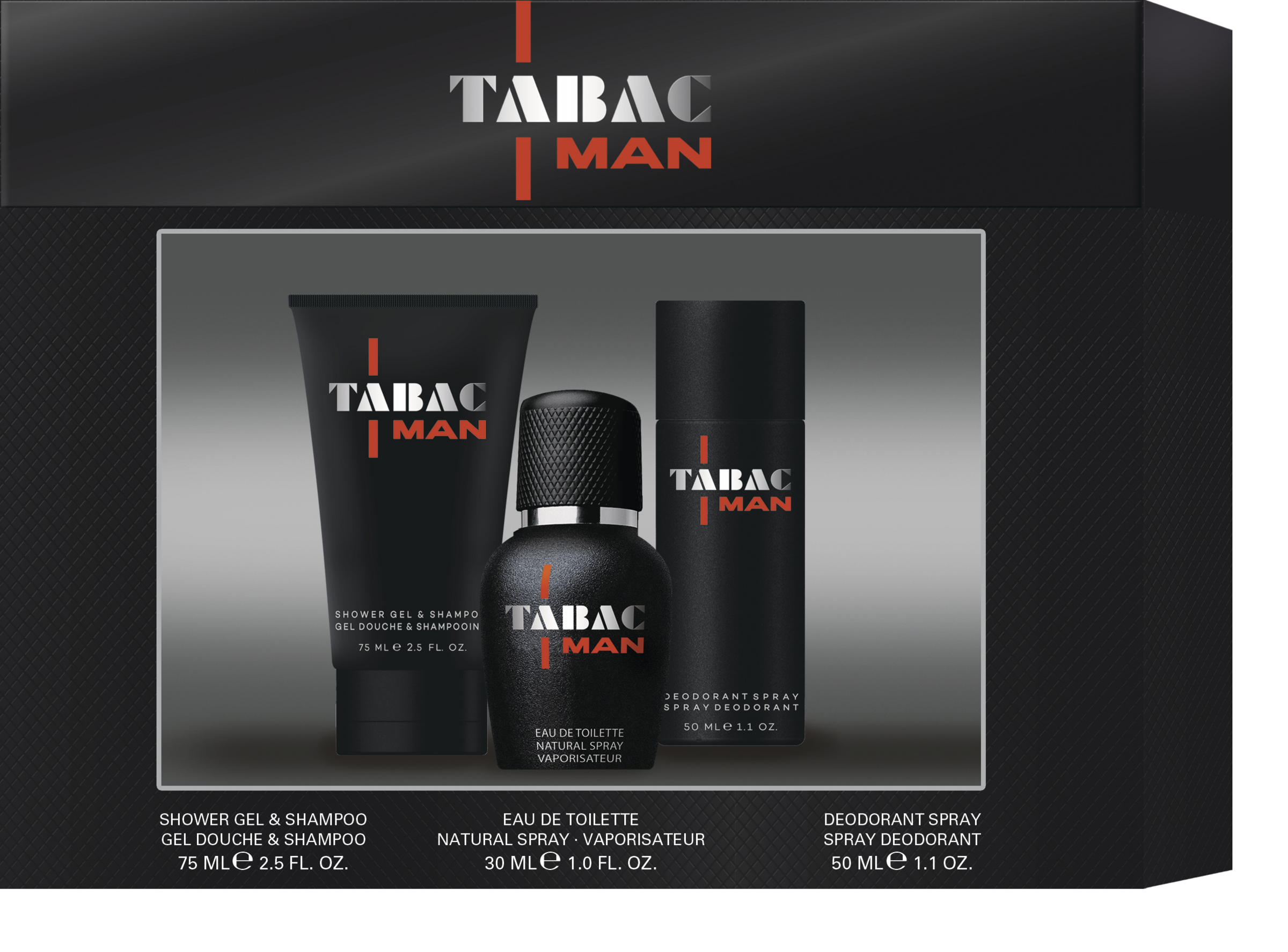 Tabac Gaveæske Man Trio Set, EdT +Shower Gel +Deo
