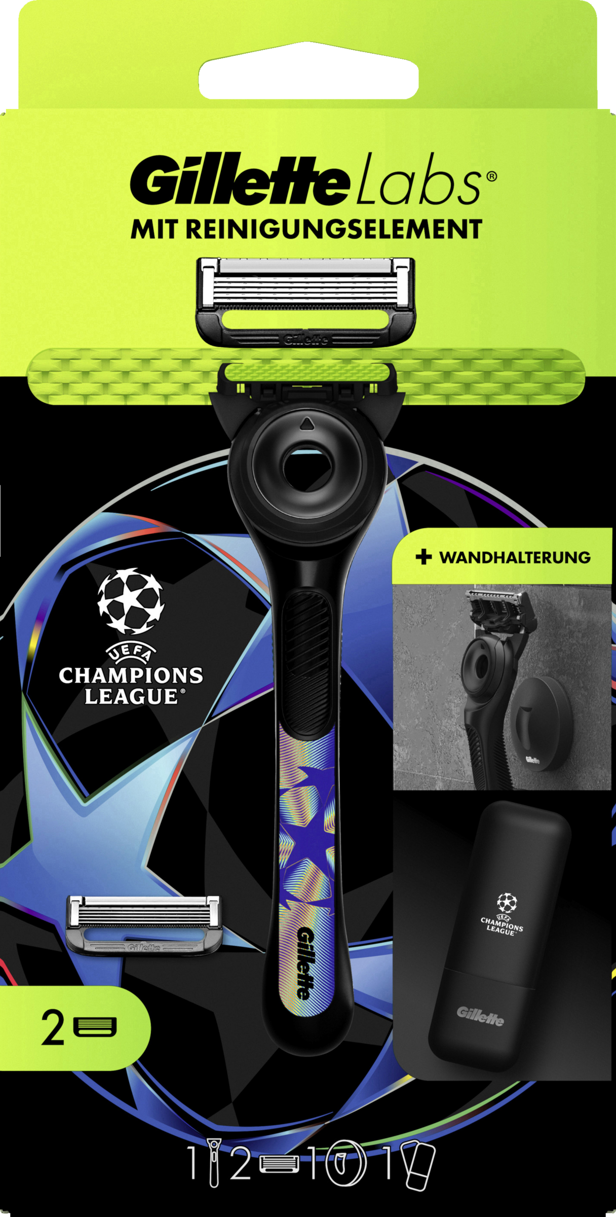 Gillette Labs barberskraber med 2 blade