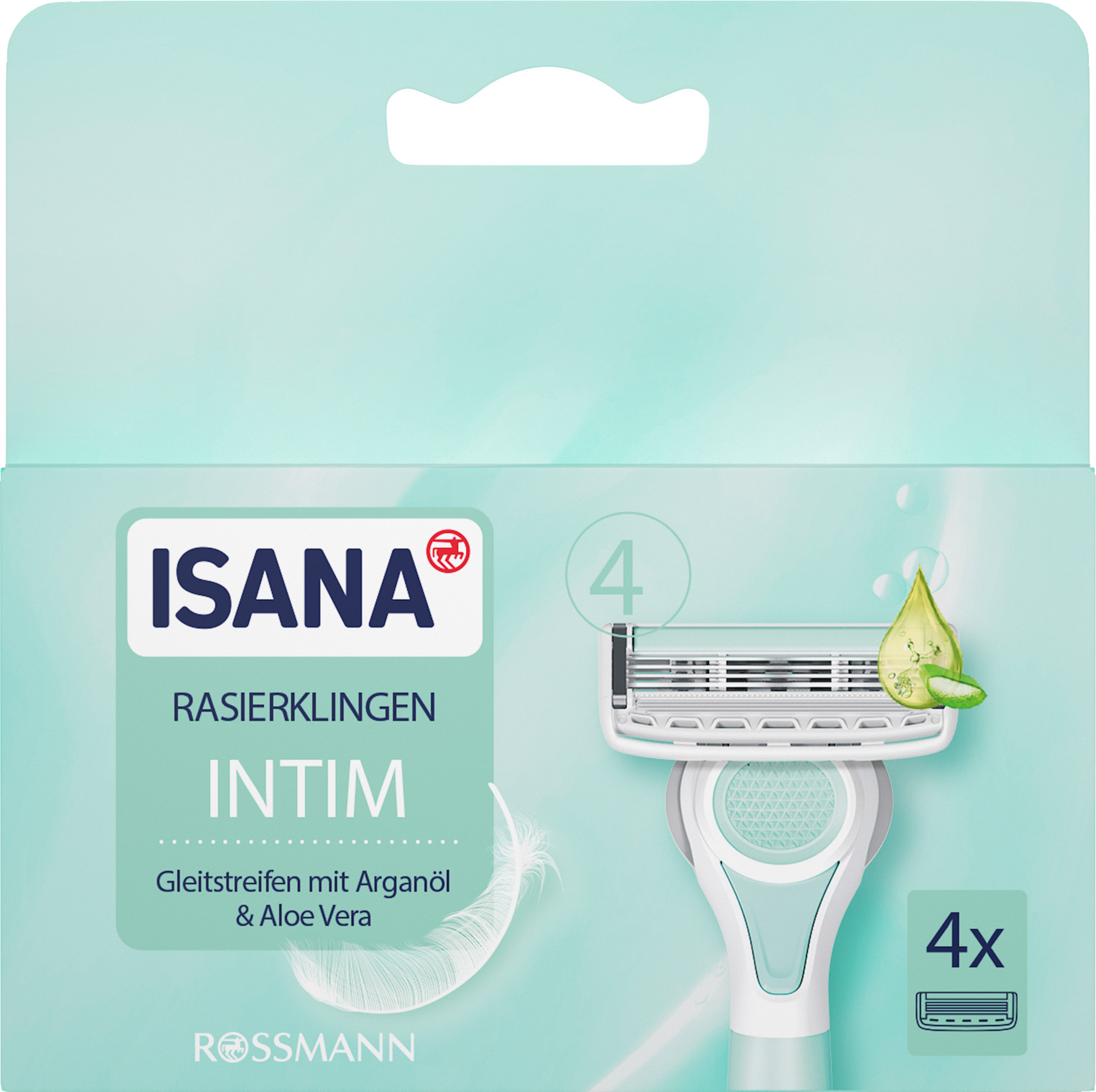 ISANA Intim-barberblade 4-pak