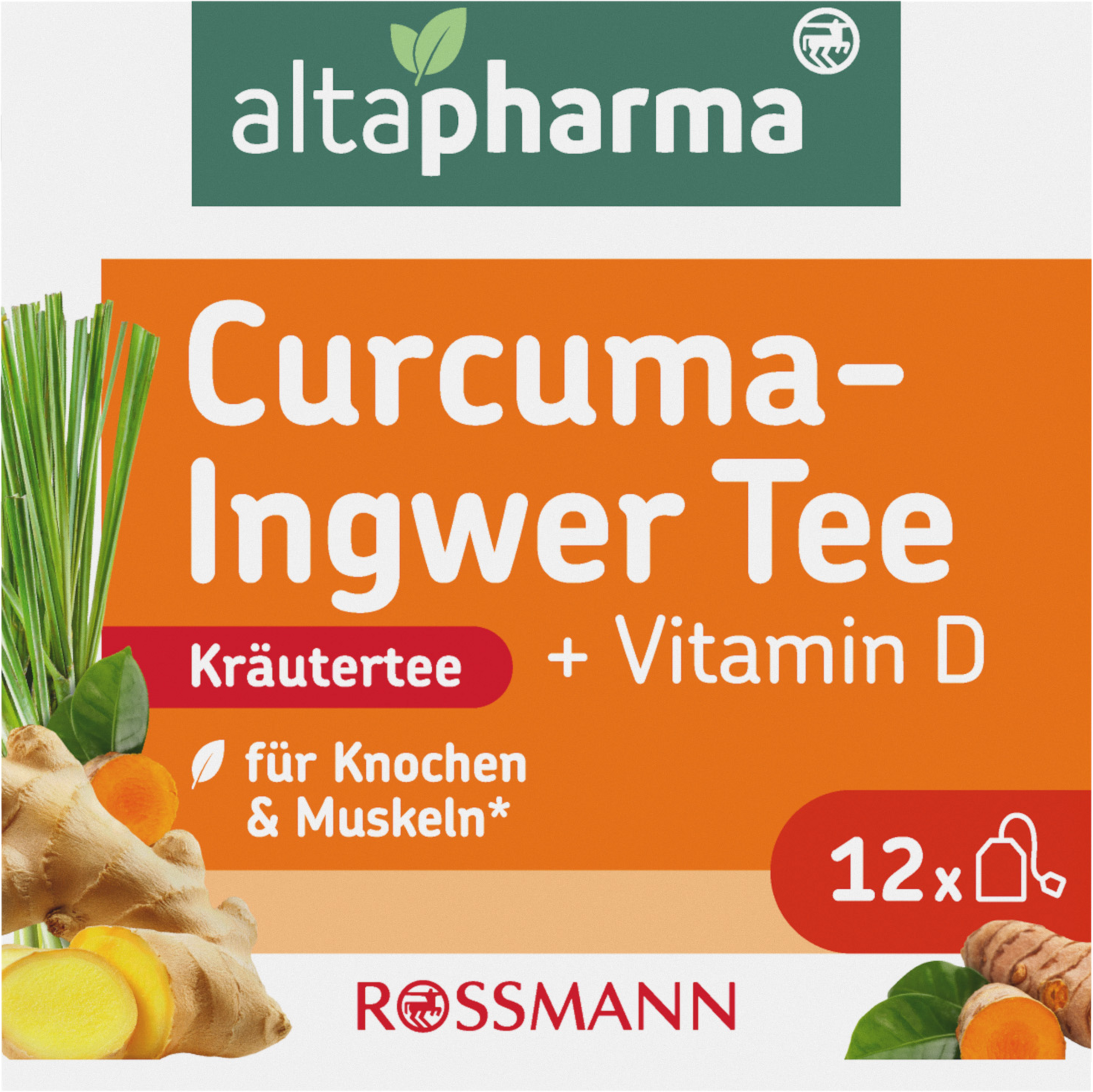 altapharma Urtete ingefær-gurkemeje