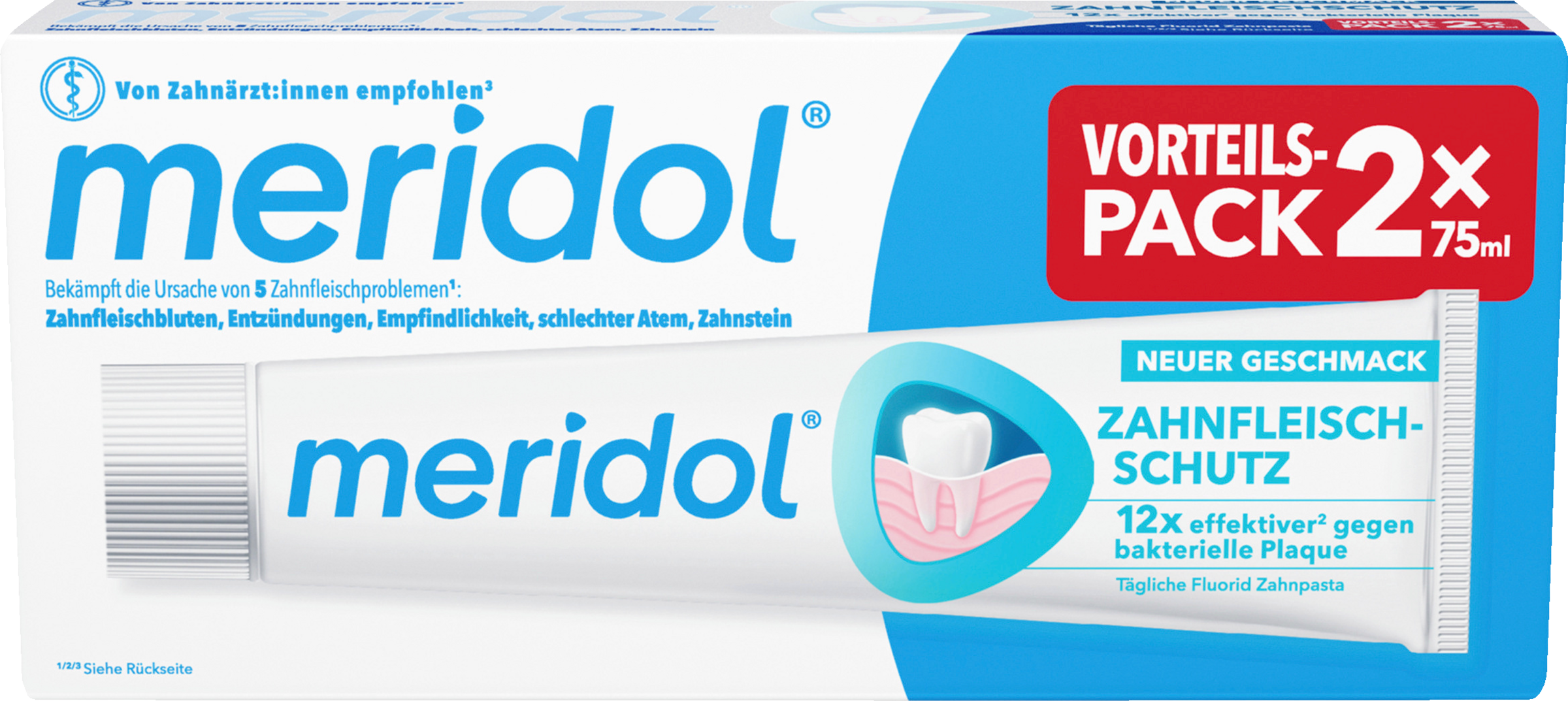 meridol Tandpasta dobbeltpakke