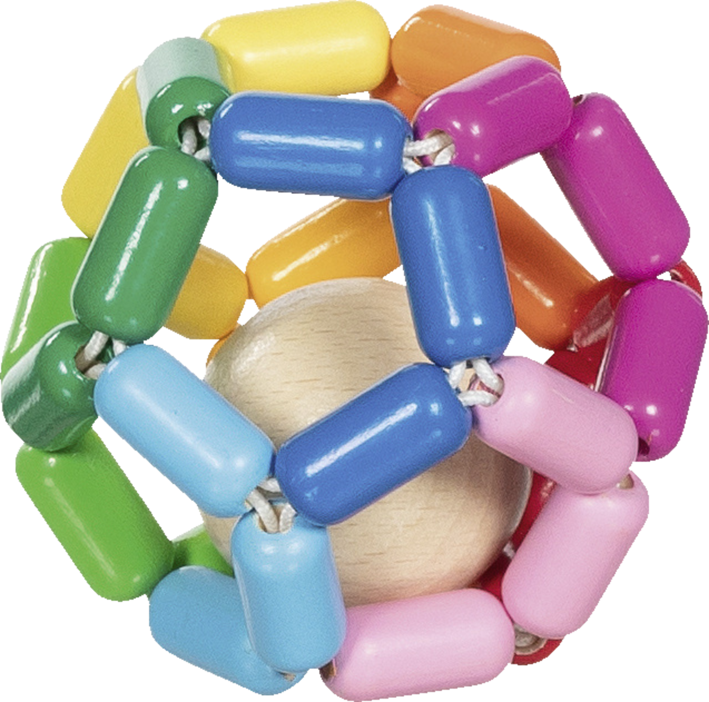 goki baby Rangle elastisk bold, fremstillet af træ