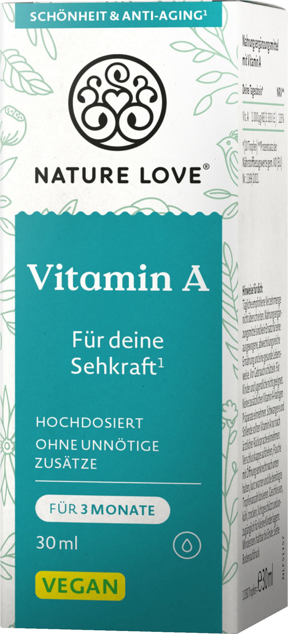 Nature Love A-vitamin dråber