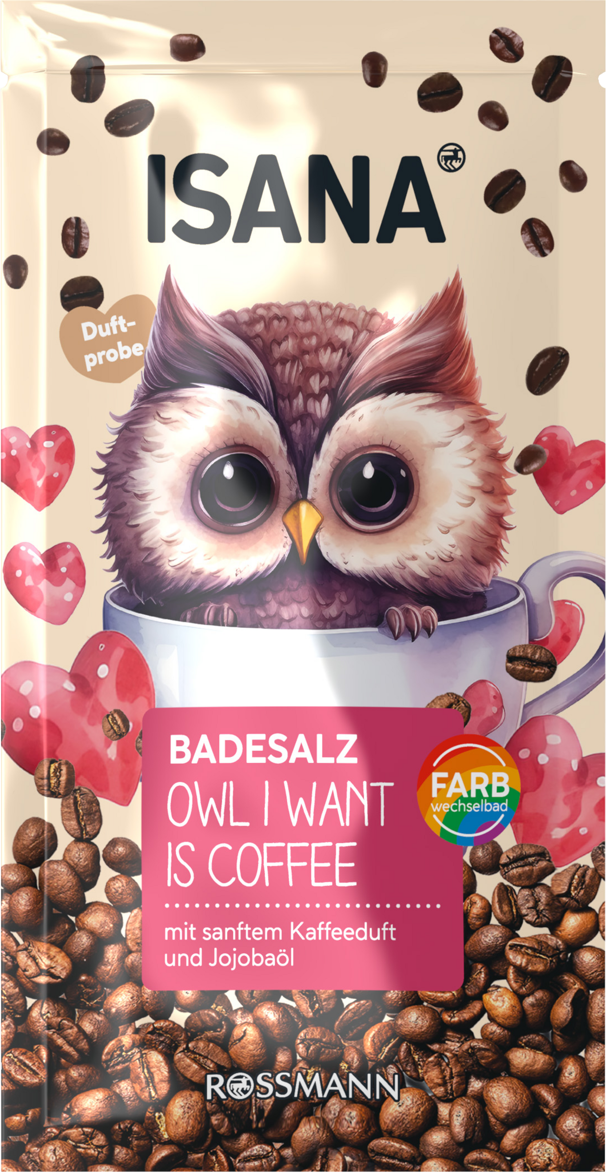 ISANA Badesalt Owl I Want Is Coffee