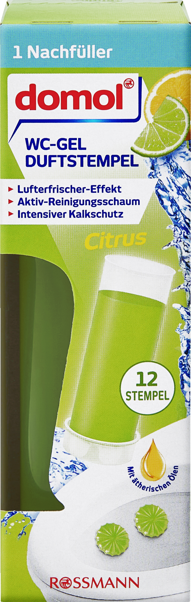 domol WC-duftgel stempel-refill Lemon