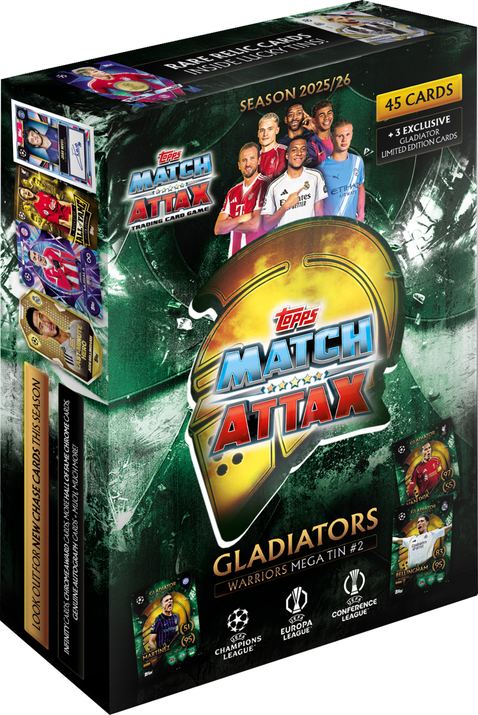 Topps Match Attax UEFA Champions League Gladiators Mega Tin 25/26