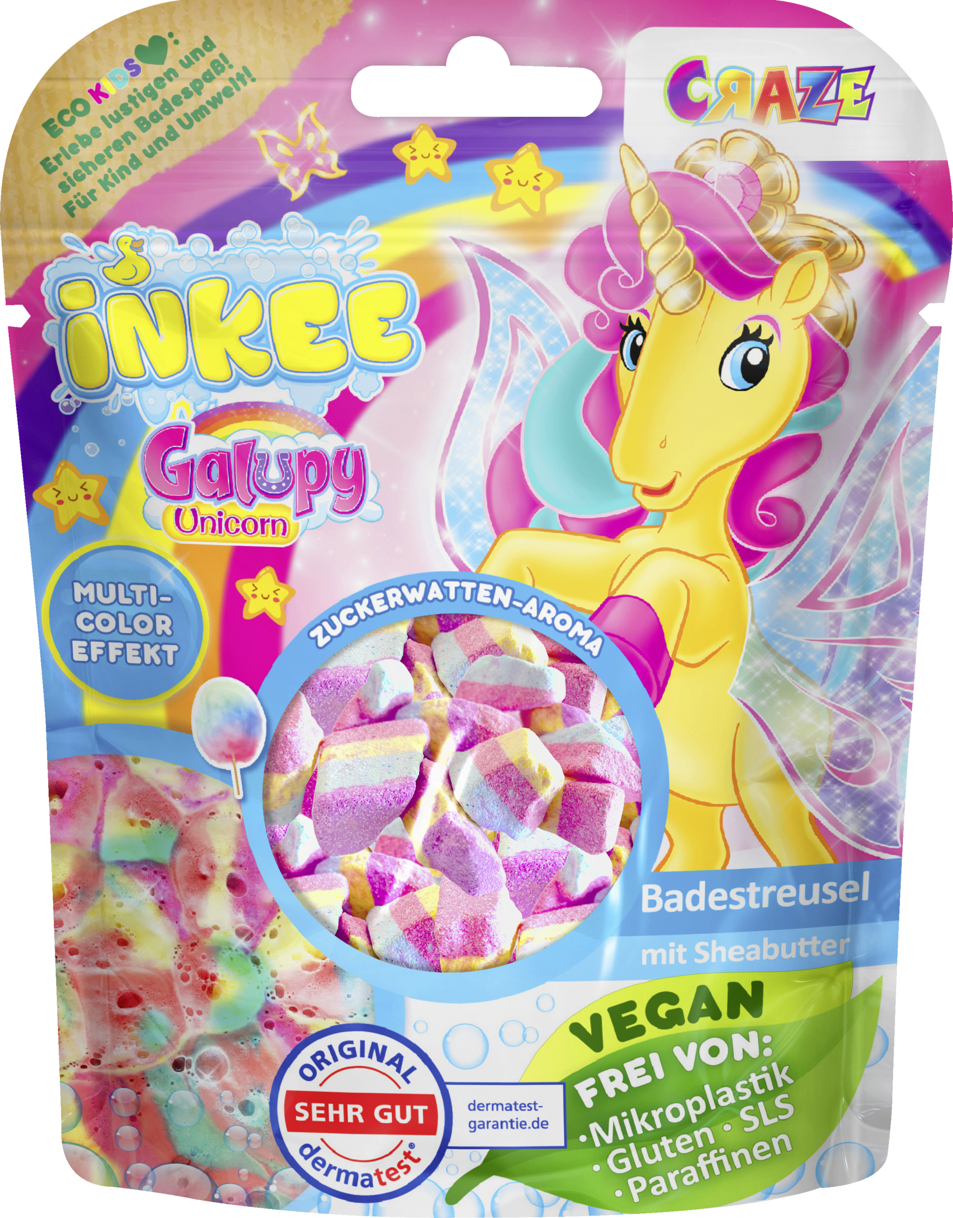 CRAZE Farverige krystaller til badet