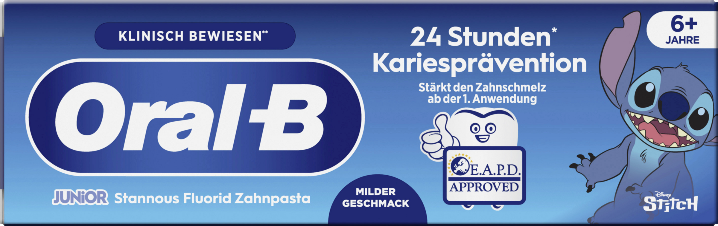 Oral-B Tandpasta Junior Stitch fra 6+ år