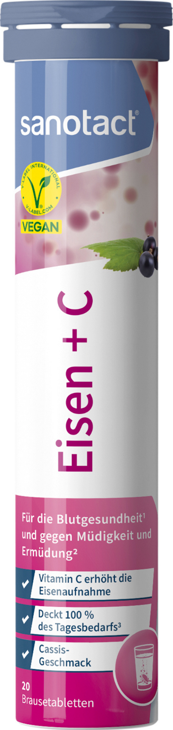 sanotact® Jern + C brusetablet