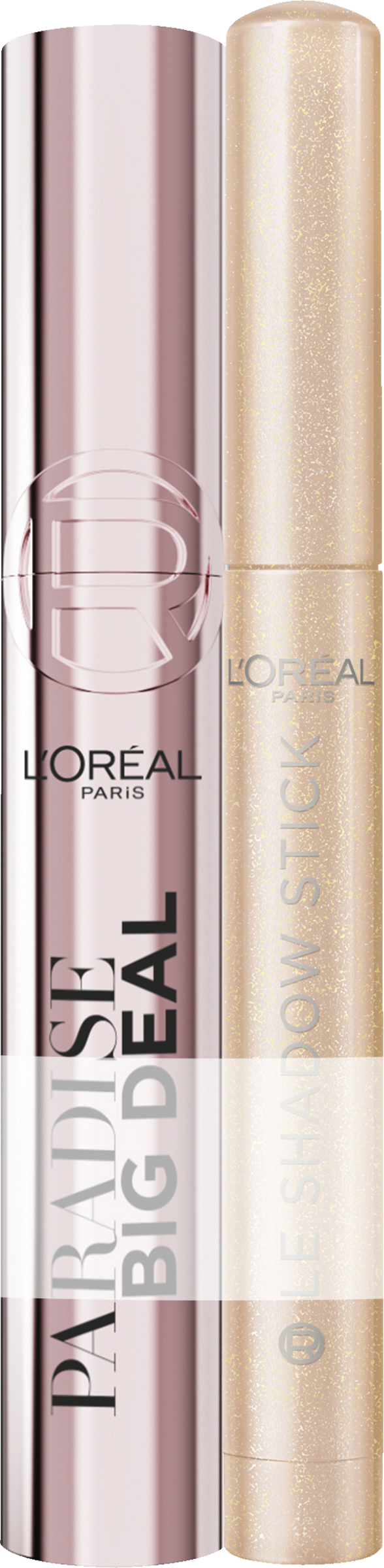 L’Oréal Paris Big Deal Mascara black + Le Shadow Stick 105 Fordelssæt