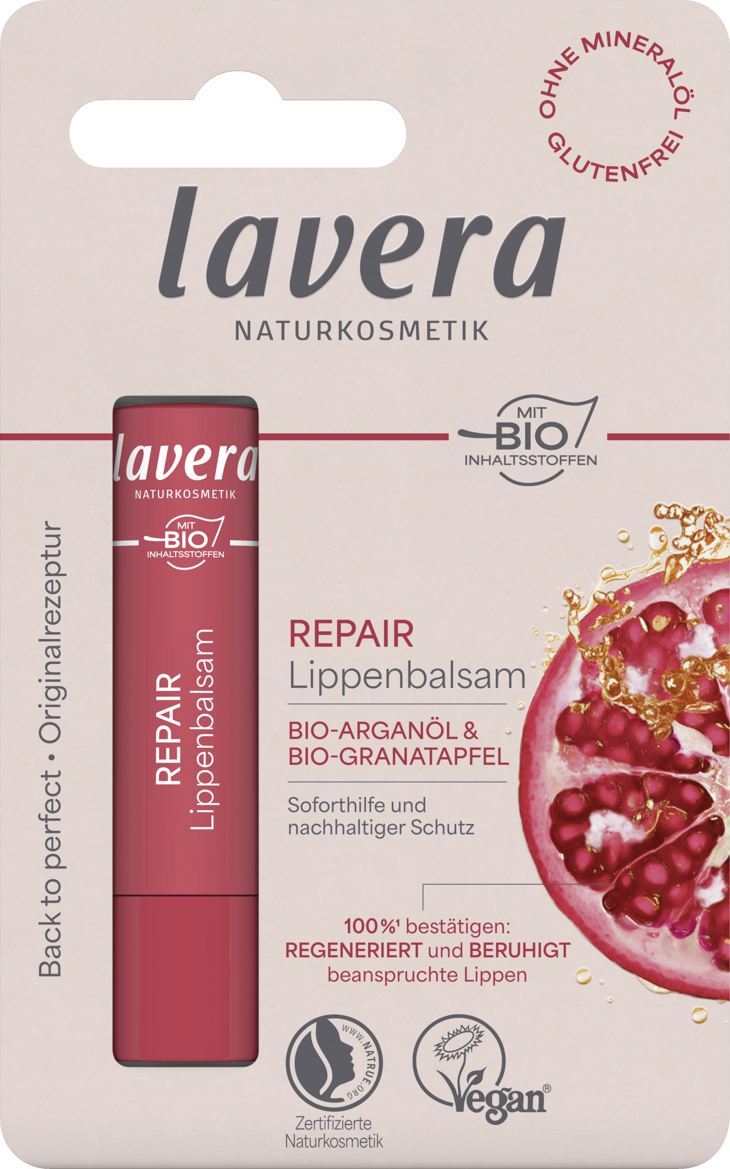 lavera REPAIR Læbepomade