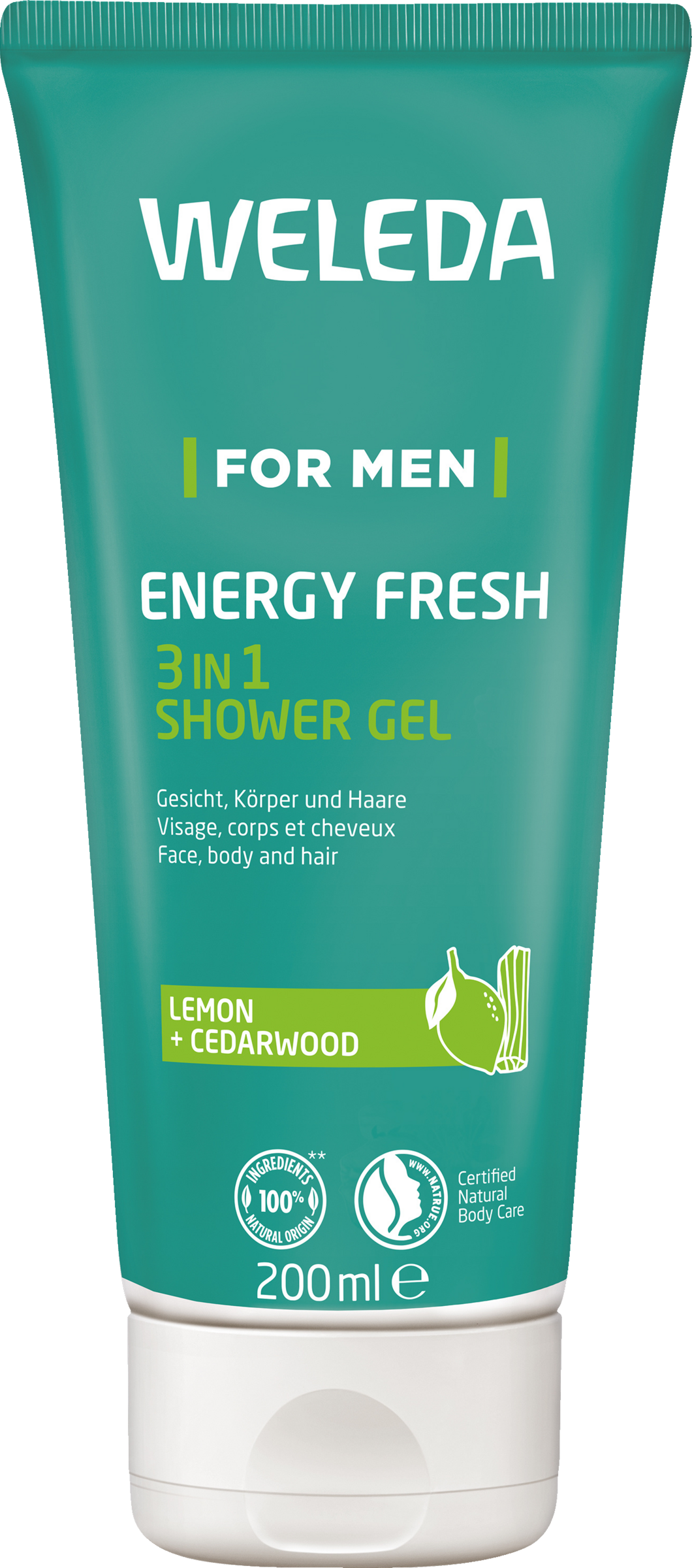Weleda For Men Energy Fresh 3in1 Showergel