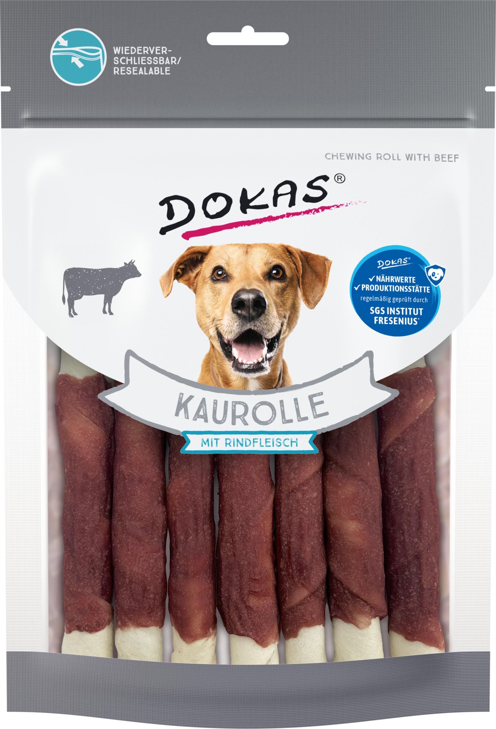 DOKAS Tyggerulle m. oksekød