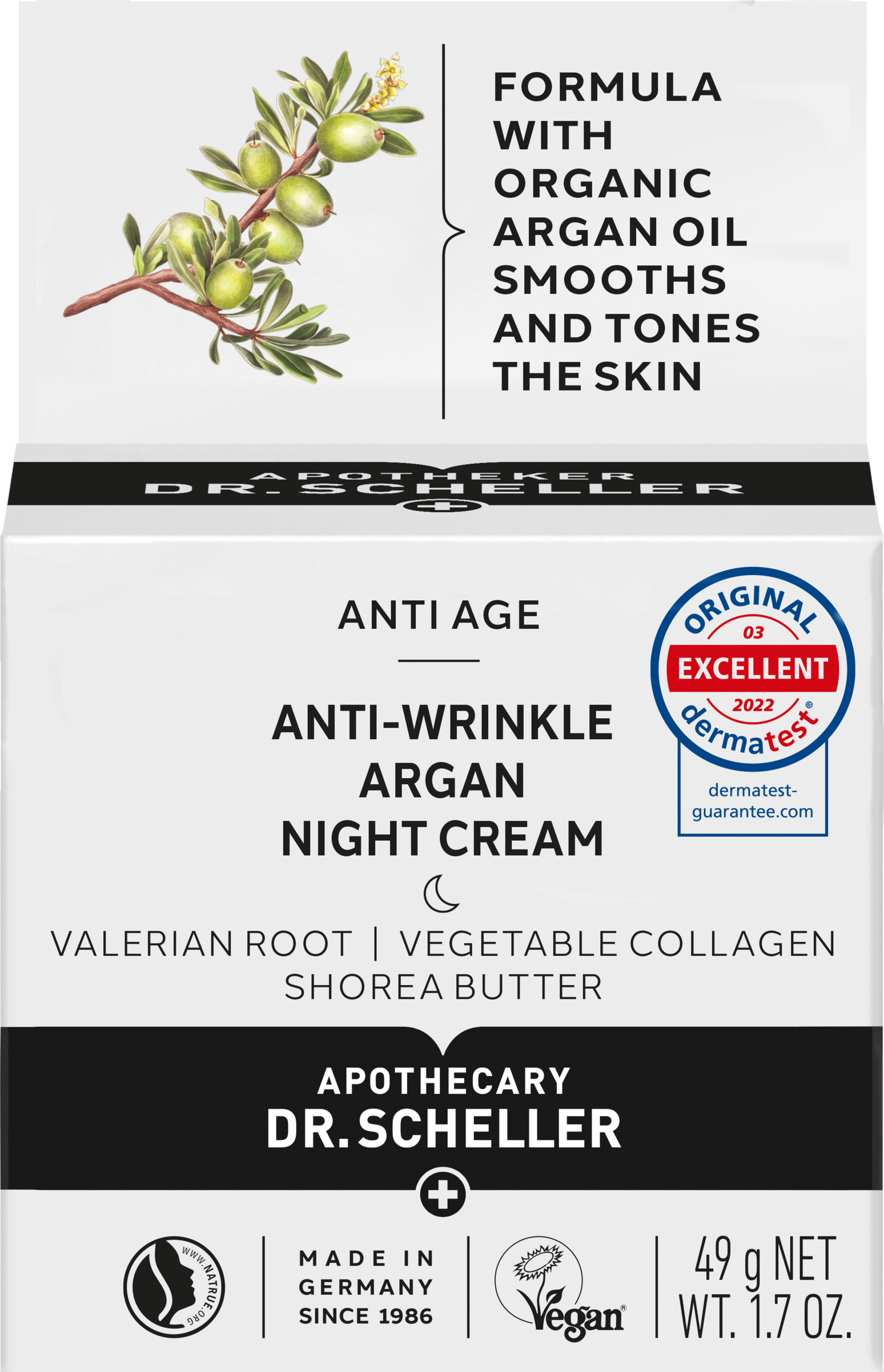 Dr. Scheller Anti-rynkenatcreme med argan