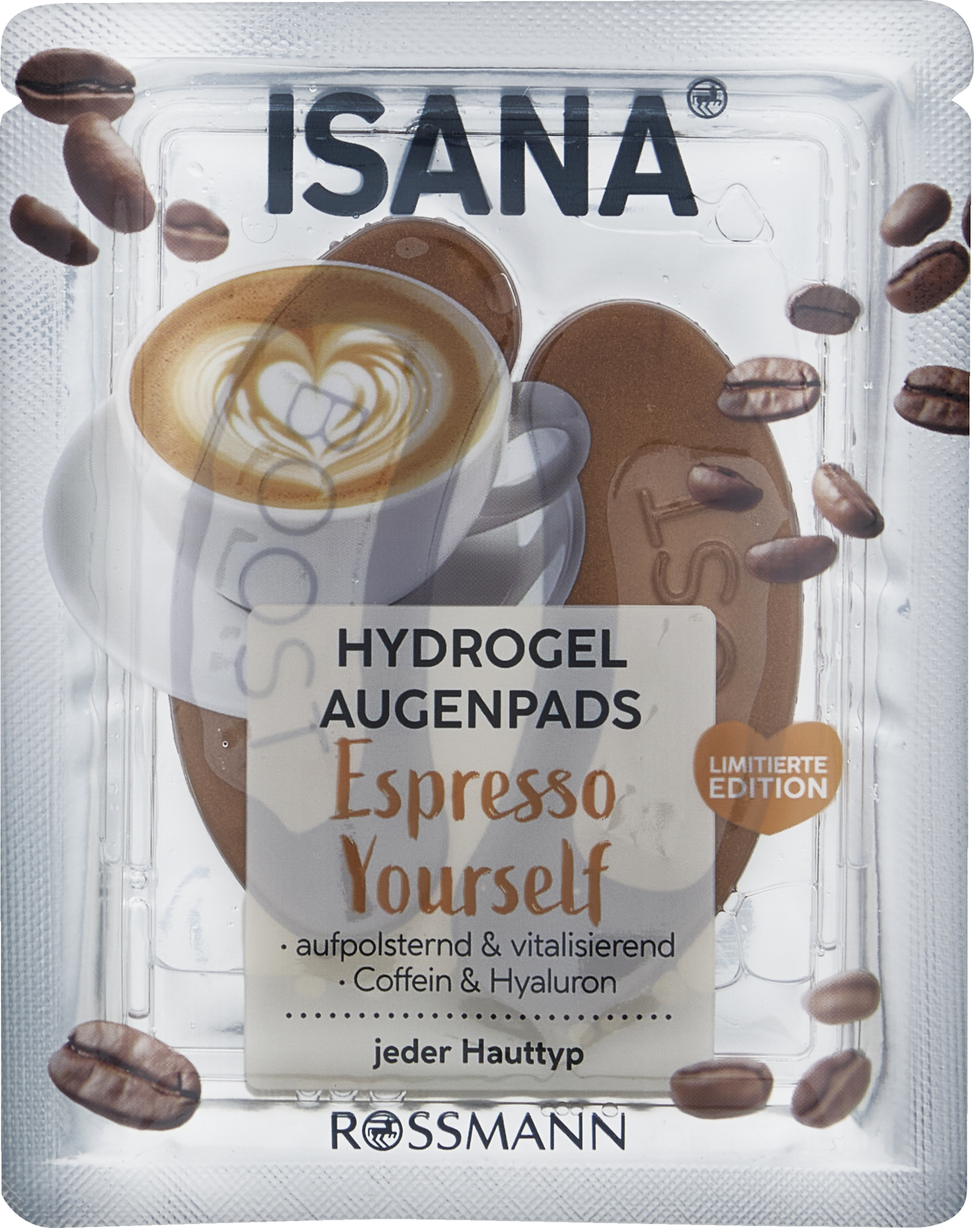 ISANA Hydrogel Øjenmasker Espresso Yourself
