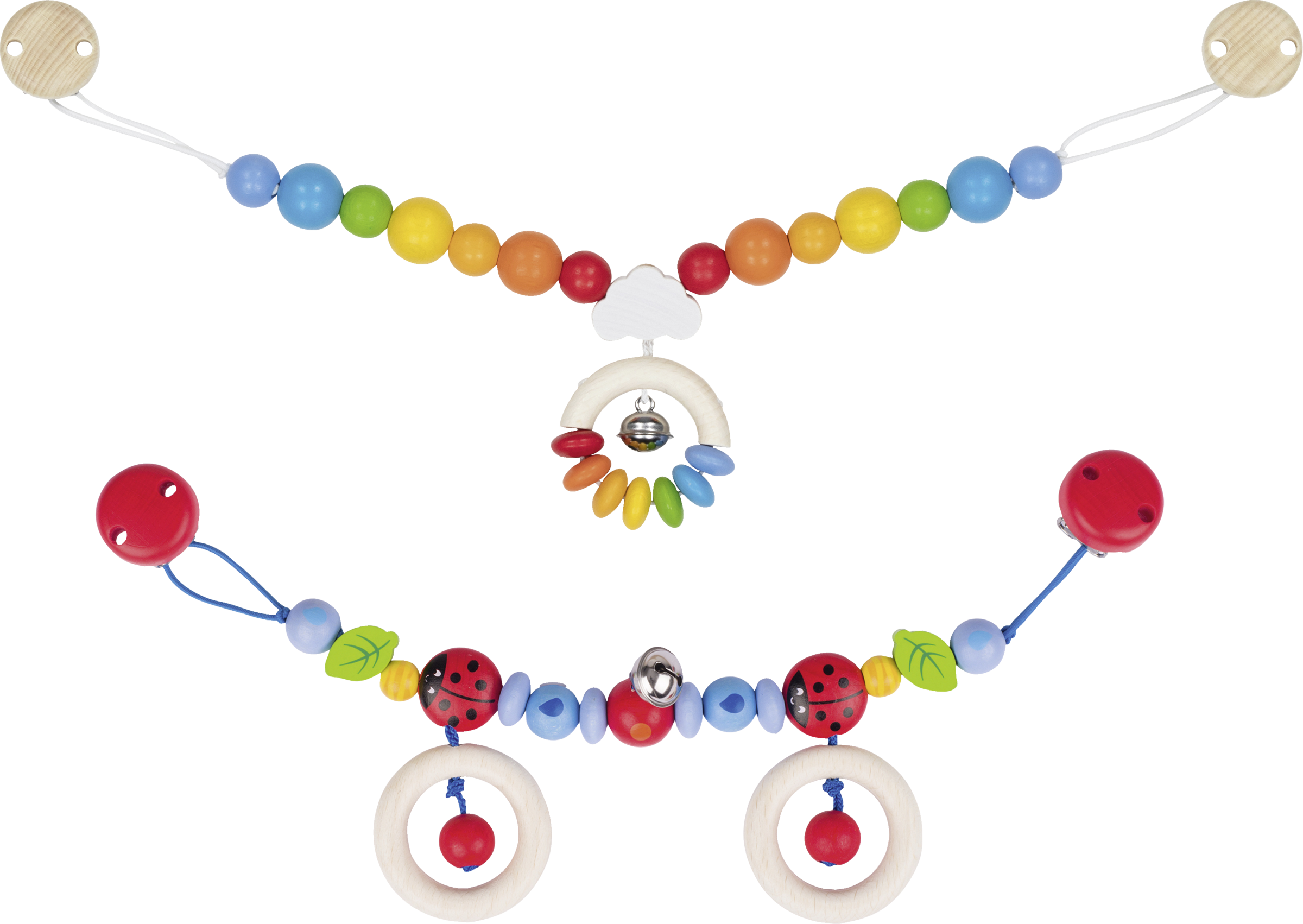 goki baby Barnevognskæde i træ