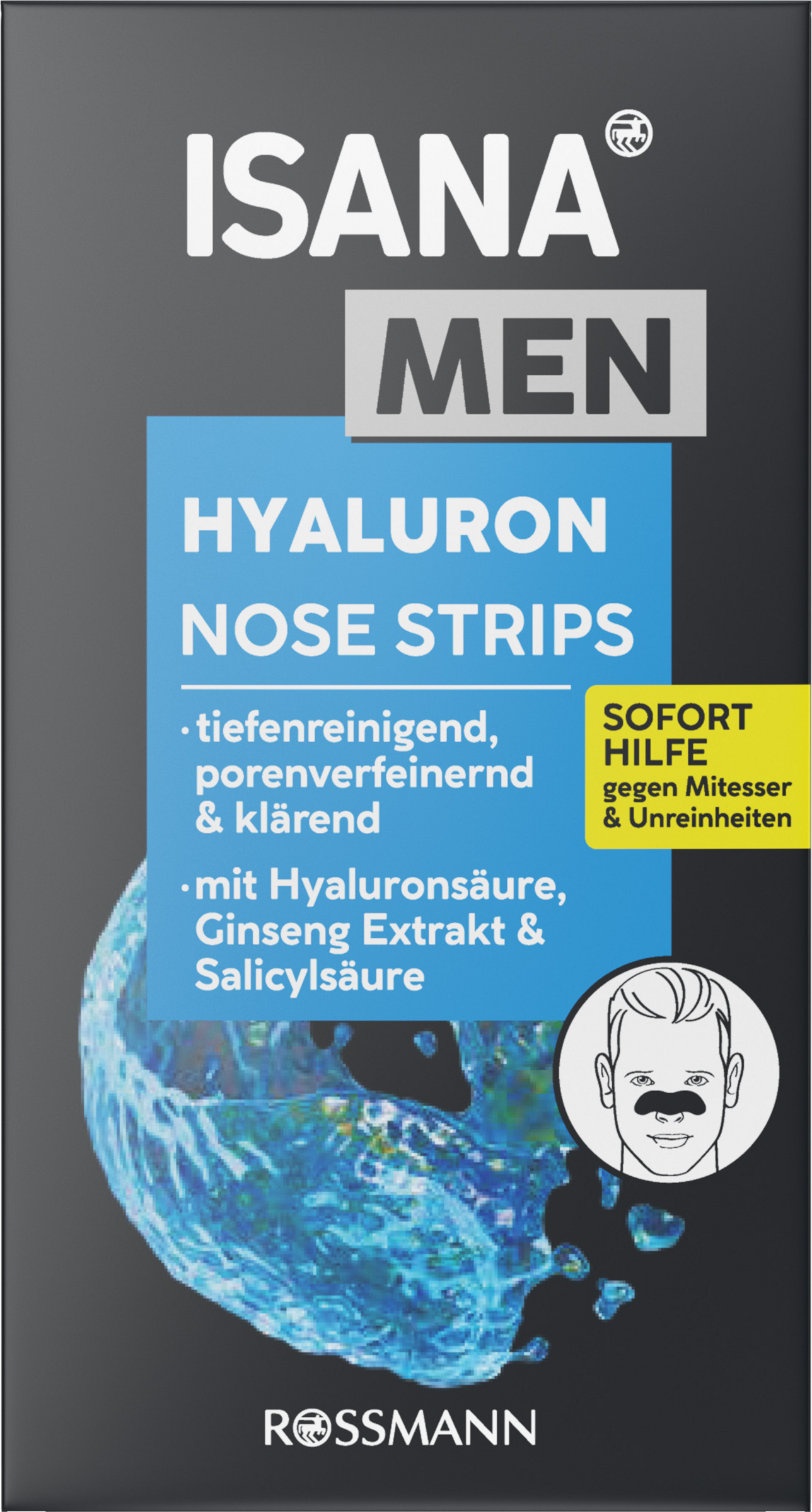 ISANA MEN Hyaluron Nose Strips