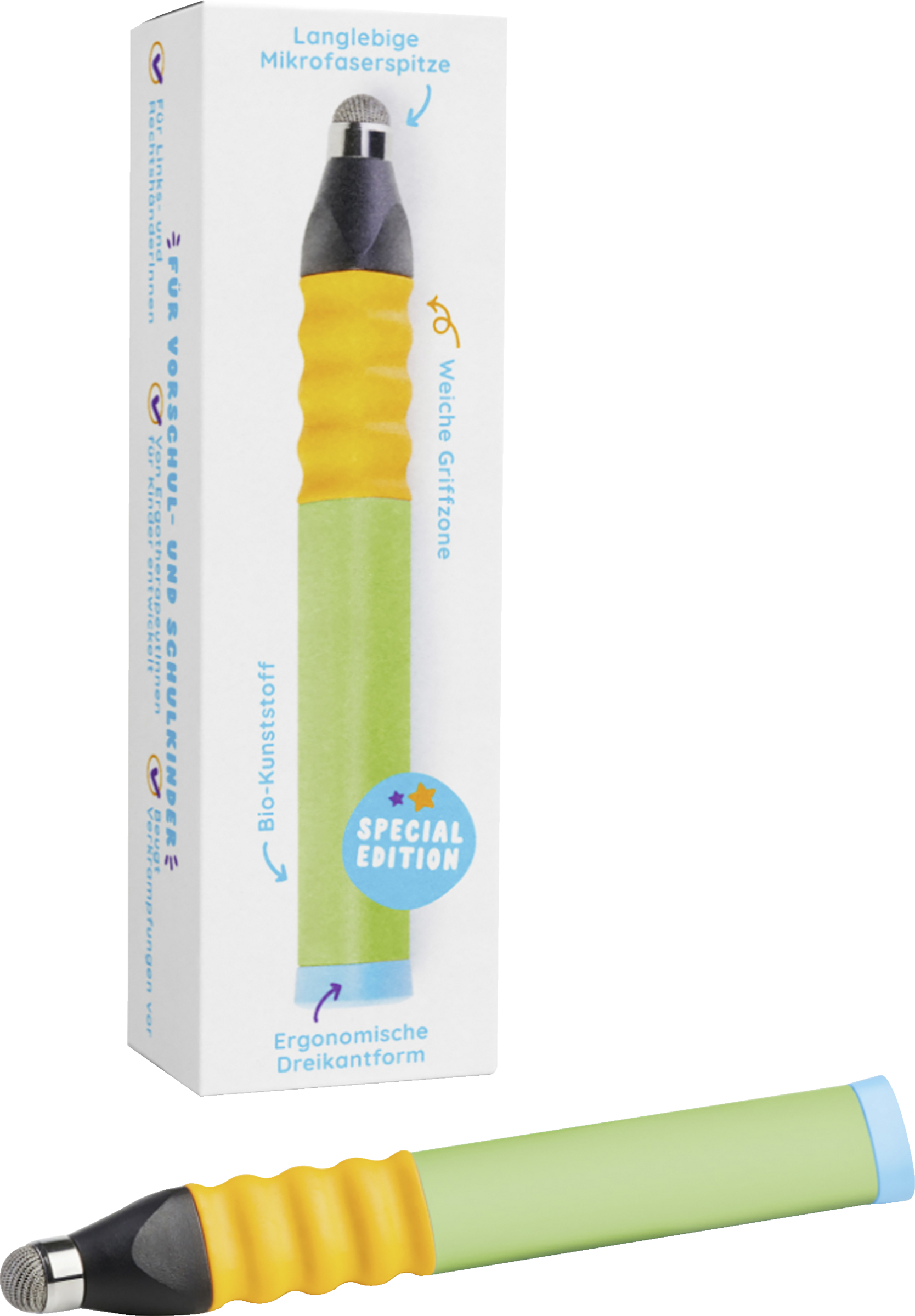 EDURINO Ergonomisk stylus pen - Lysegrøn