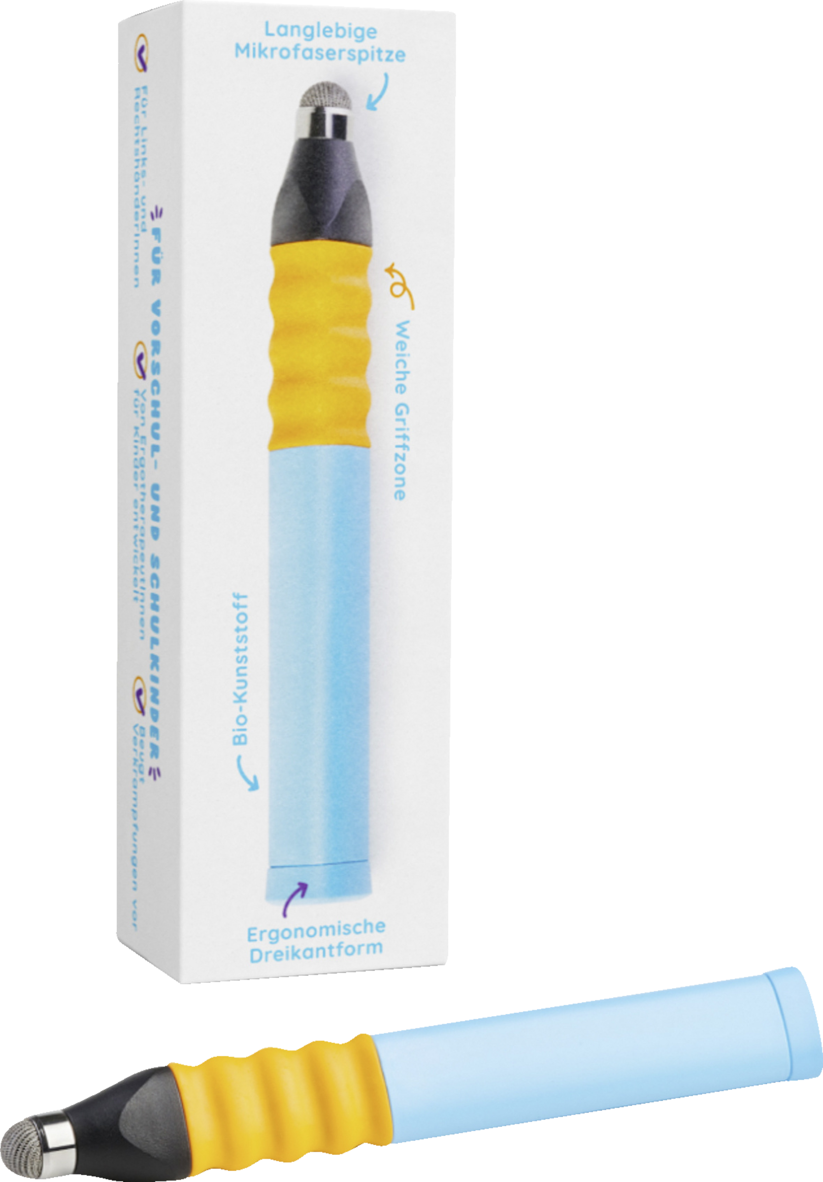 EDURINO Ergonomisk stylus pen - Blå  