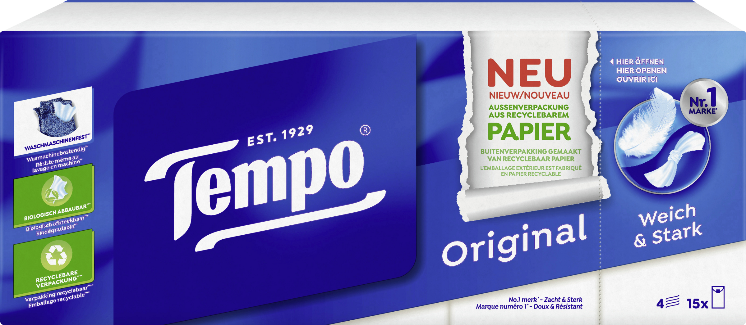 Tempo Lommetørklæder Original