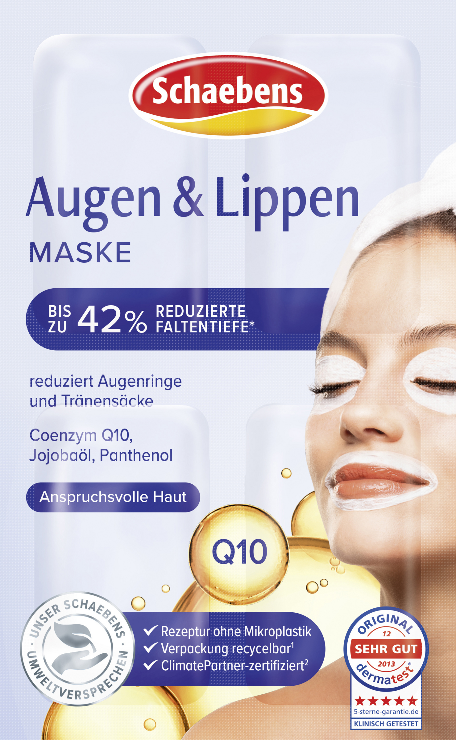Schaebens Maske til øjne og læber