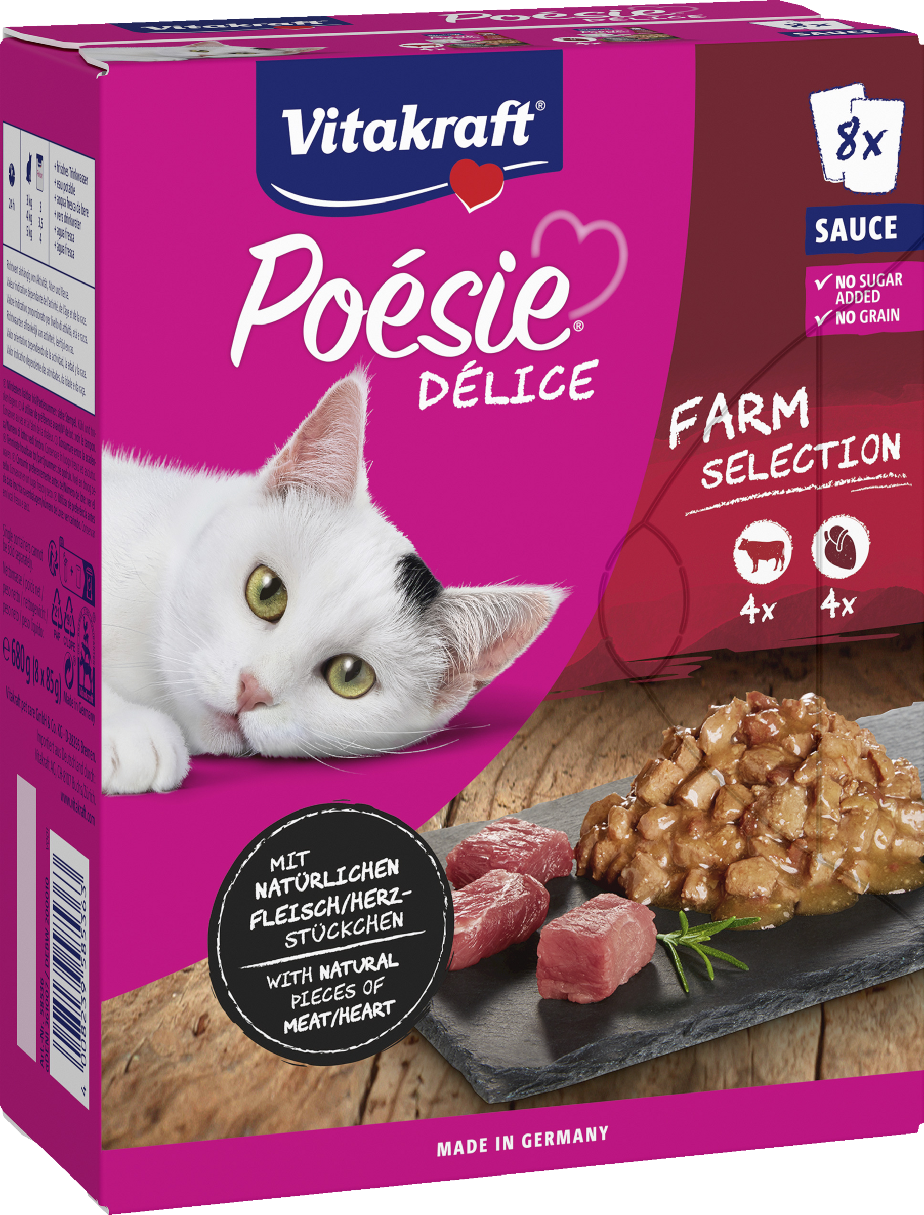 Vitakraft Poésie Délice Farm Selection Sauce