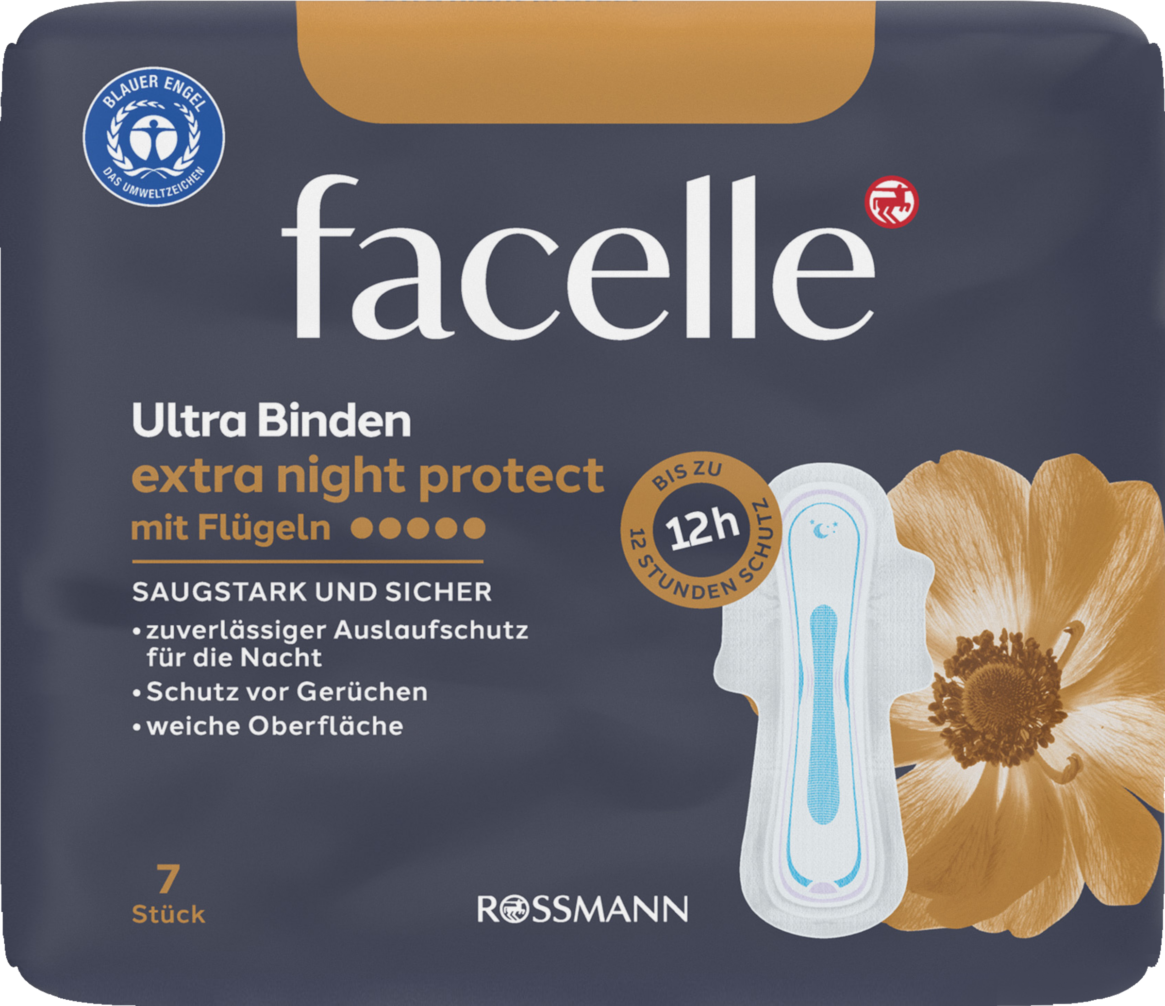 facelle Ultra Bind Nat Ekstra beskyttelse str. 5