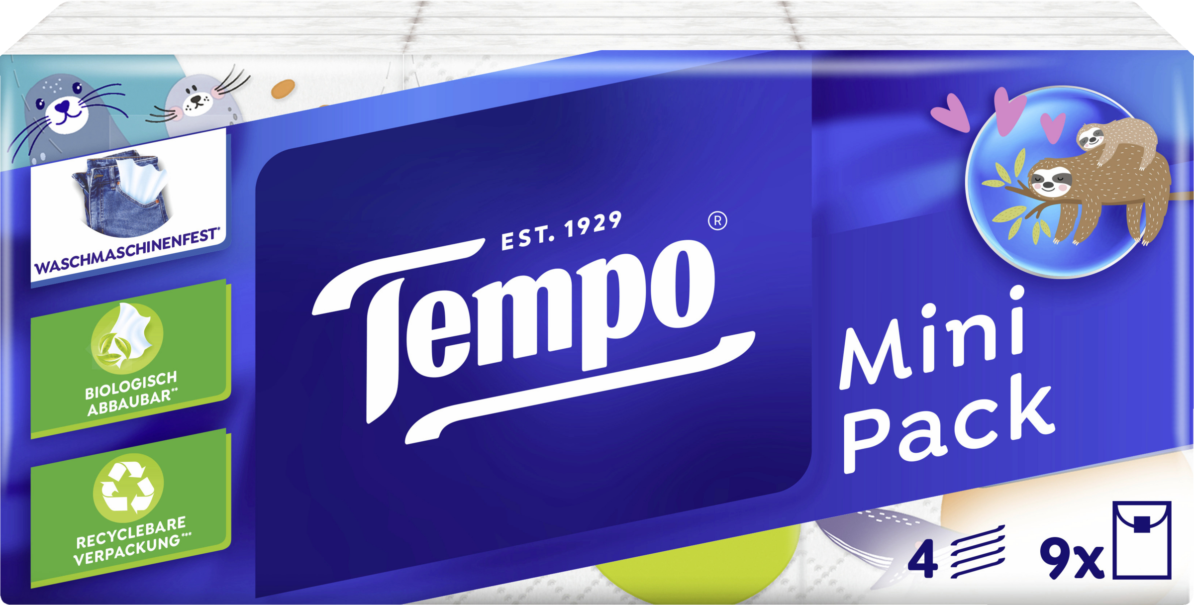 Tempo Lommetørklæder minipakke