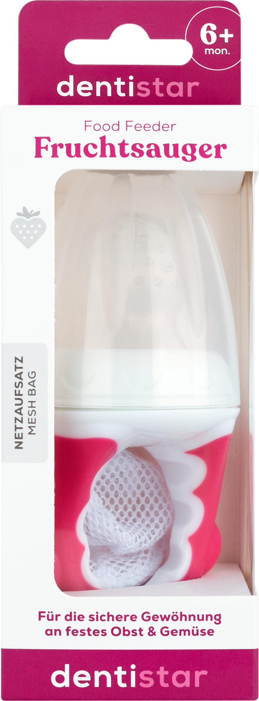 Dentistar Frugtsuger pink