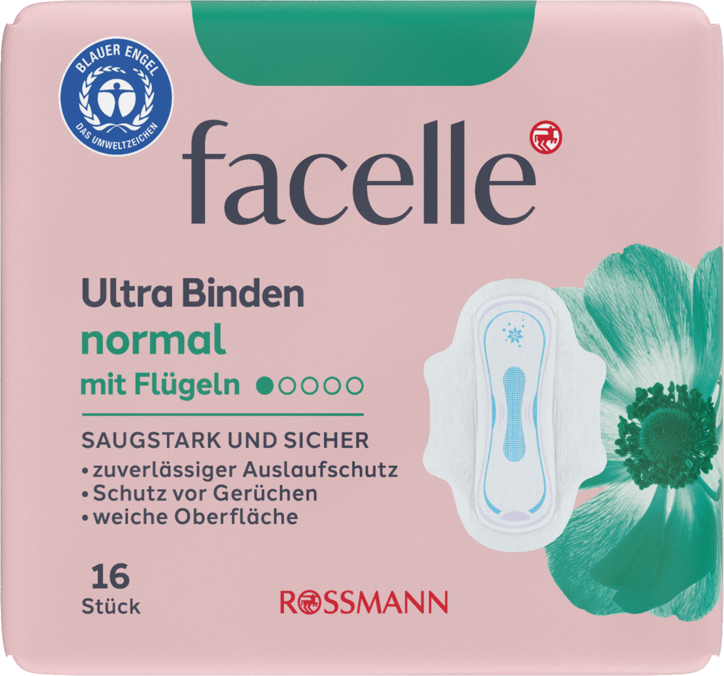 facelle Ultra-hygiejnebind normal med vinger