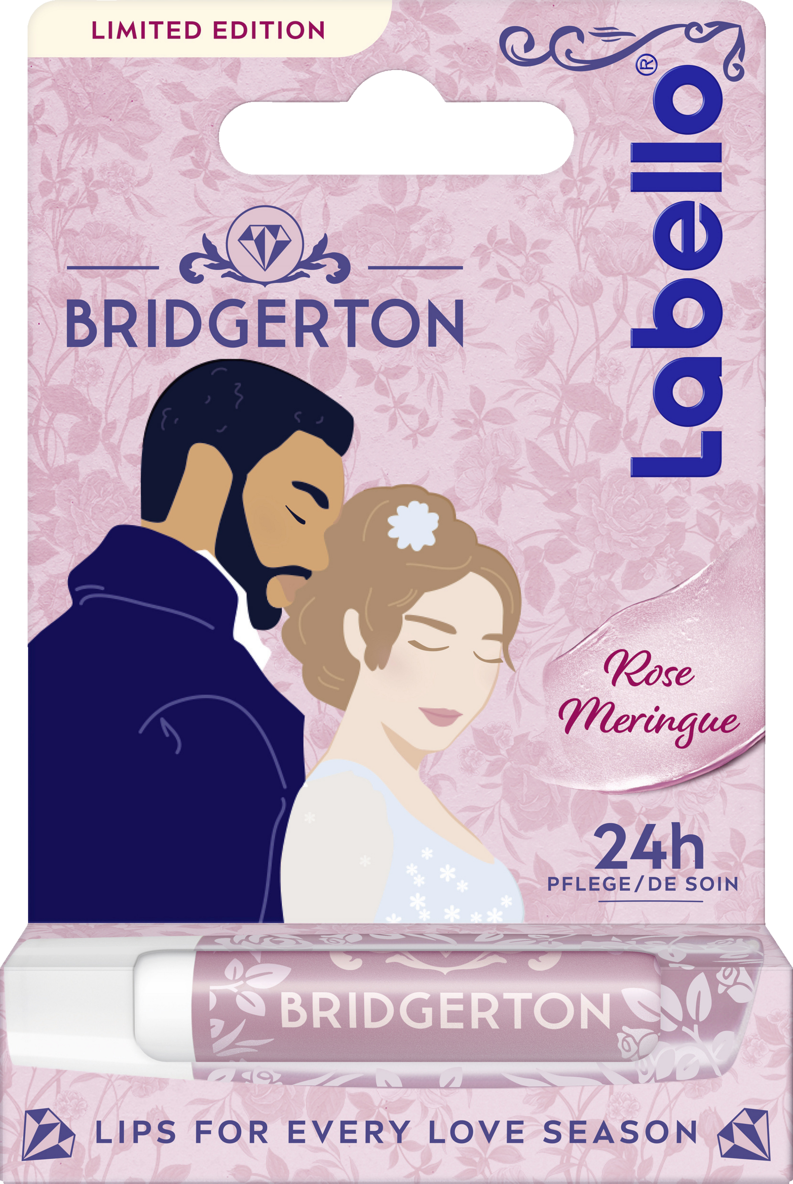 Labello Læbepomade Bridgerton Rose Meringue