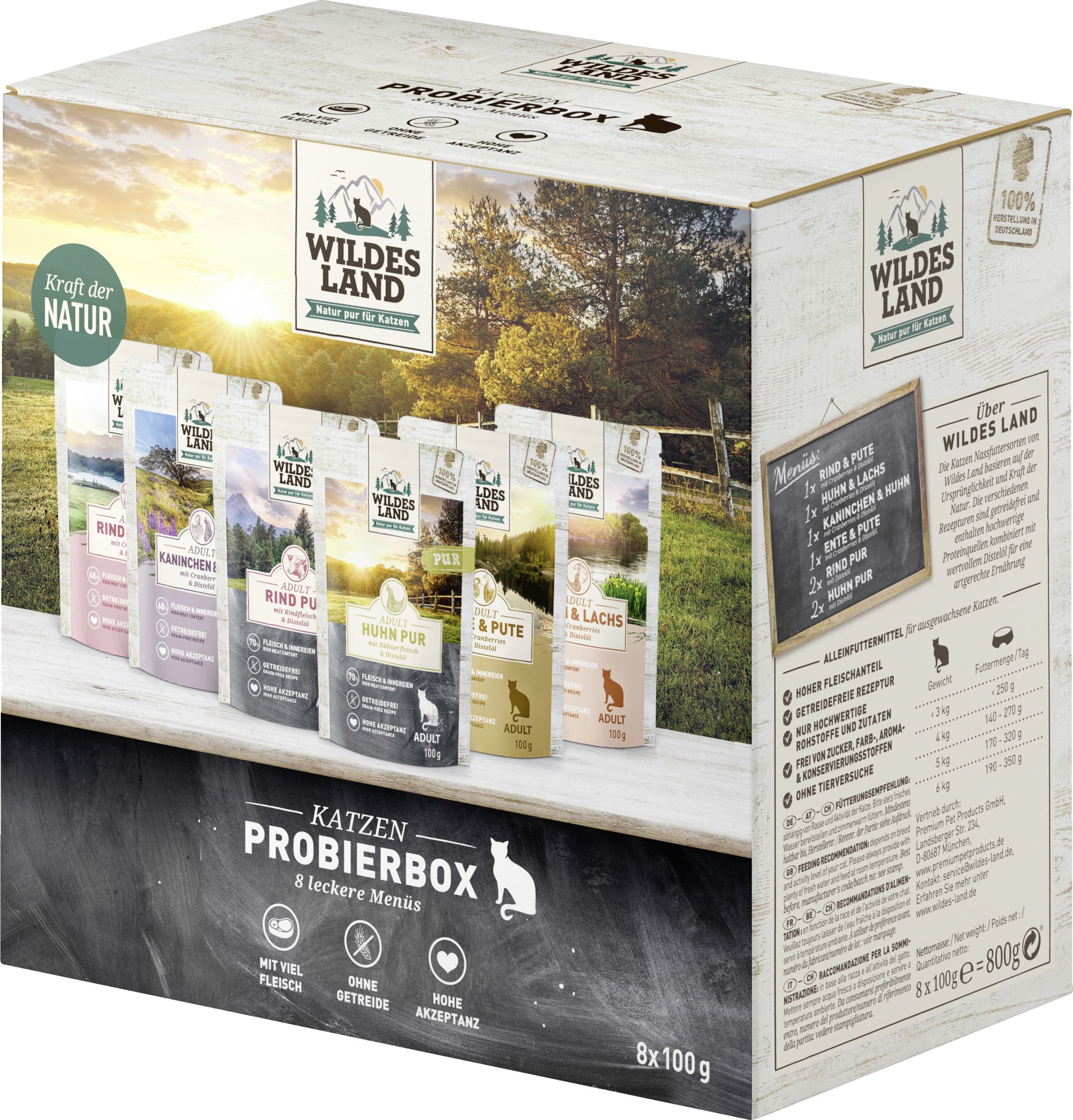 Wildes Land Prøvepakke til katte