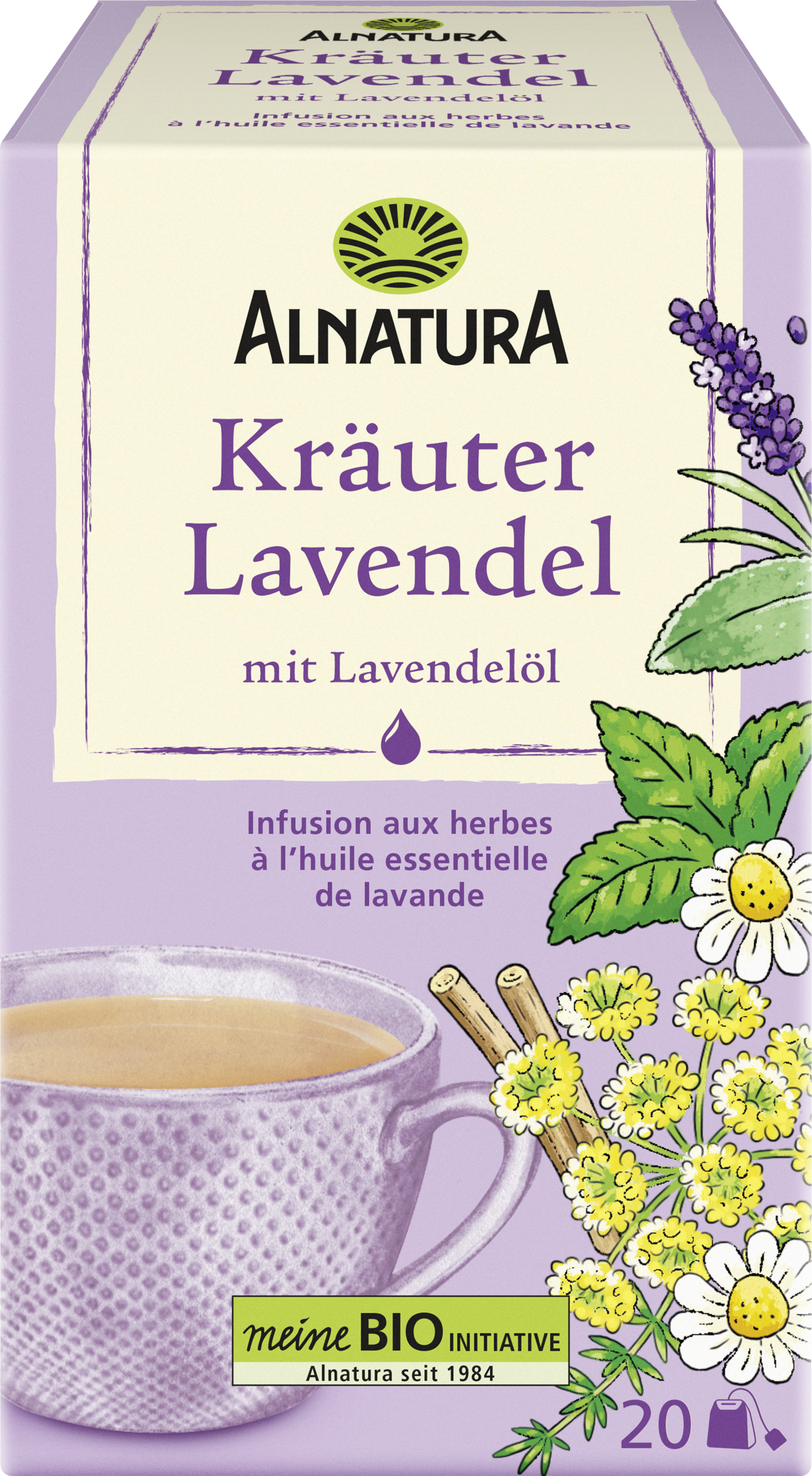 Alnatura Øko urtete med lavendel (20 poser)