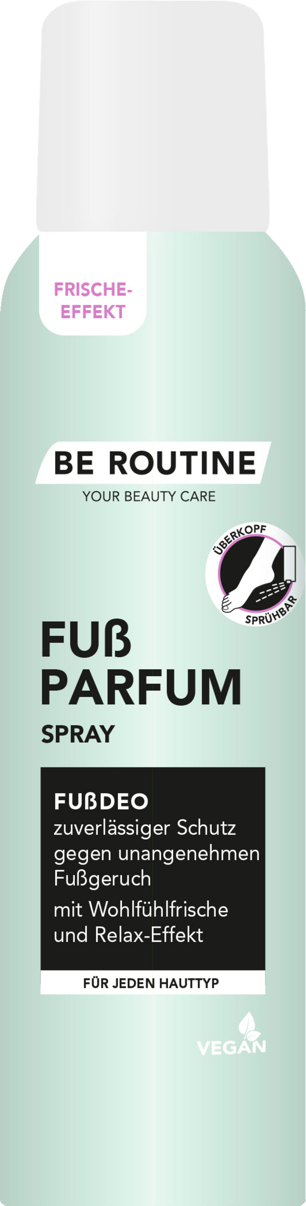 beroutine Parfumespray til fødder