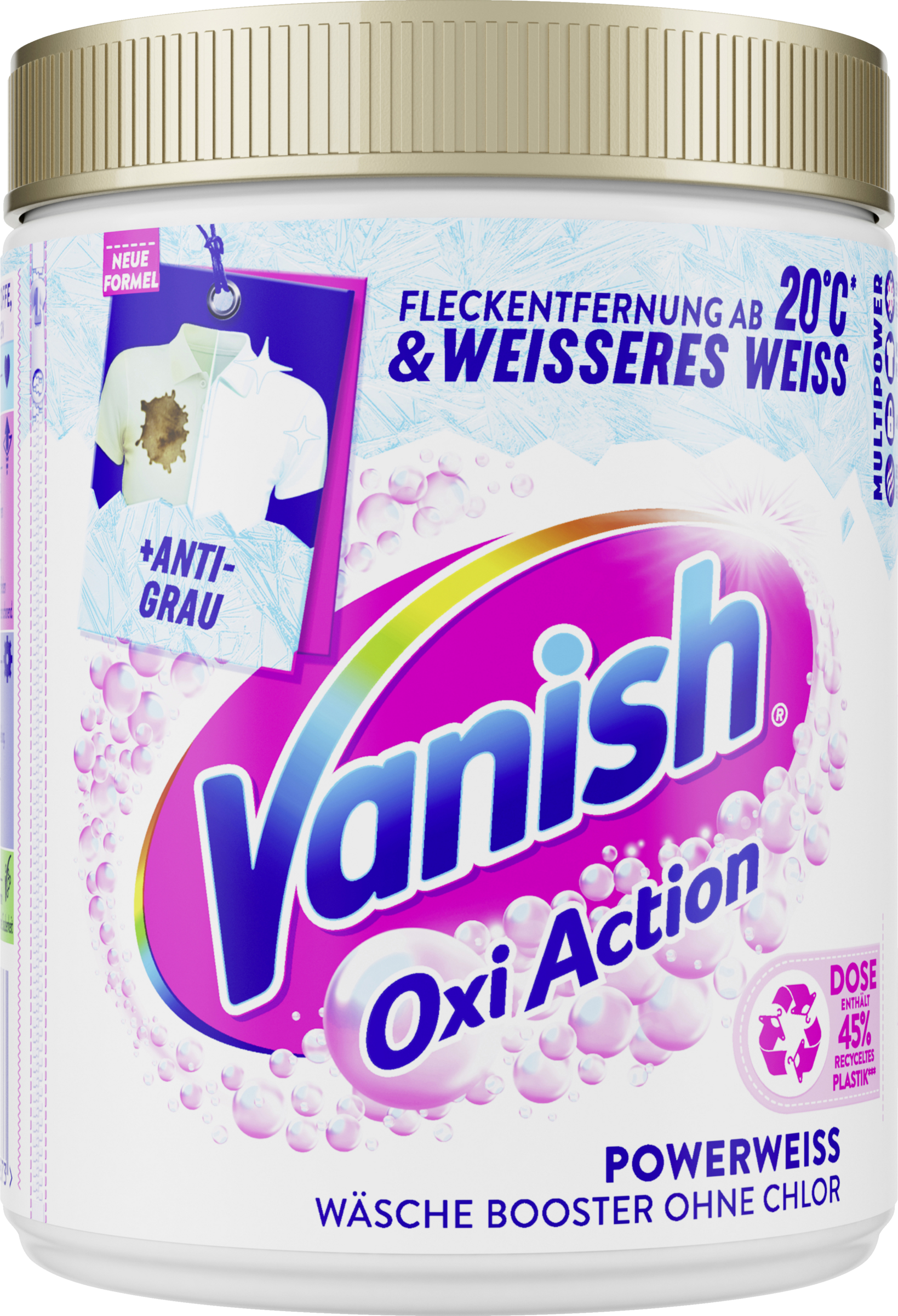 Vanish Oxy Action Pletfjerner Power-hvid