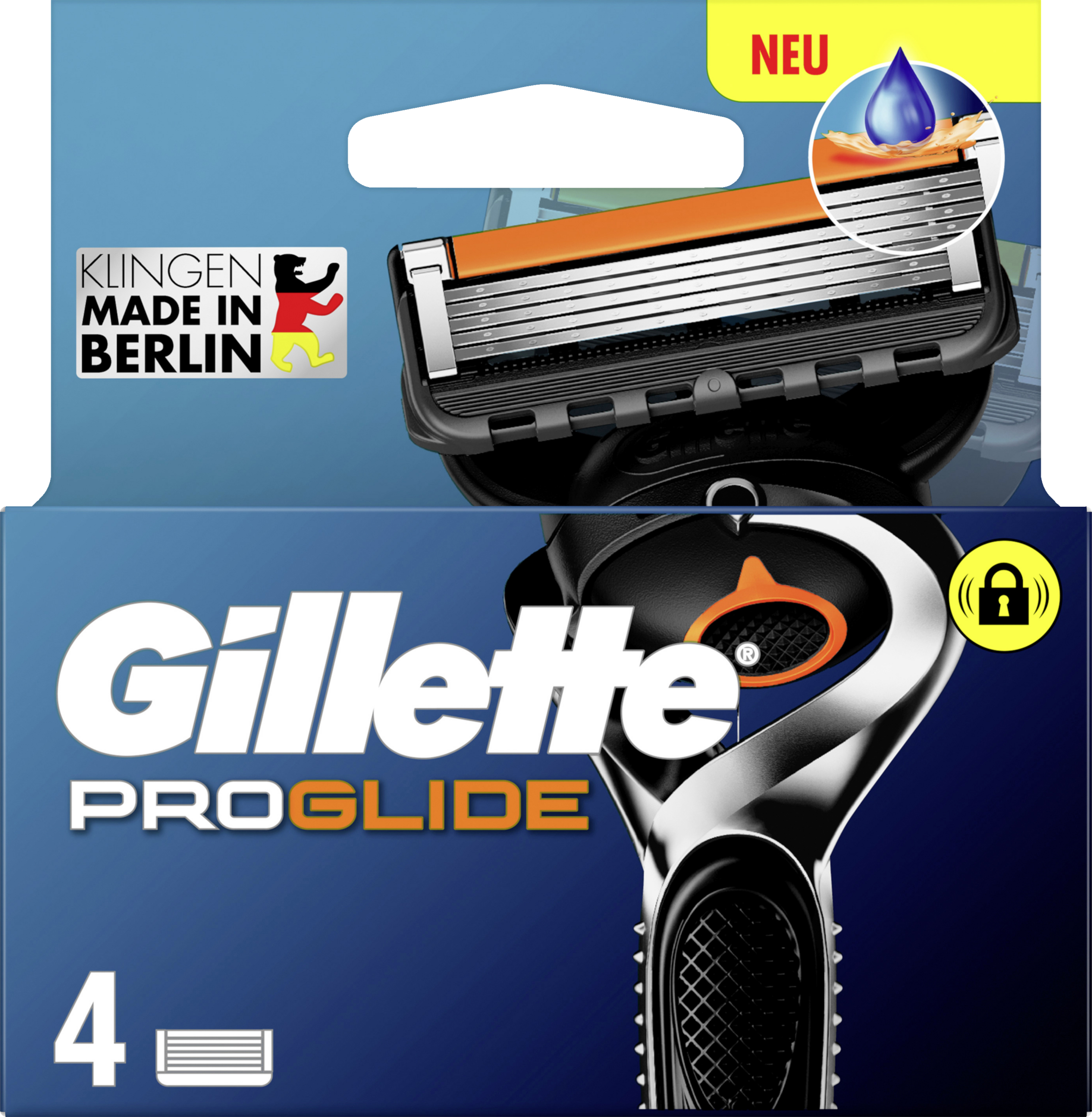 Gillette PROGLIDE system-barberblade