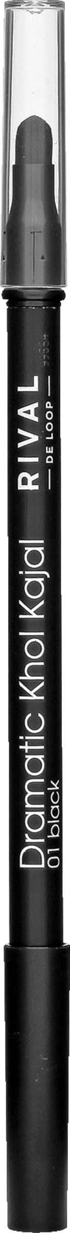 RIVAL DE LOOP Dramatic Khol Kajal 01 Black