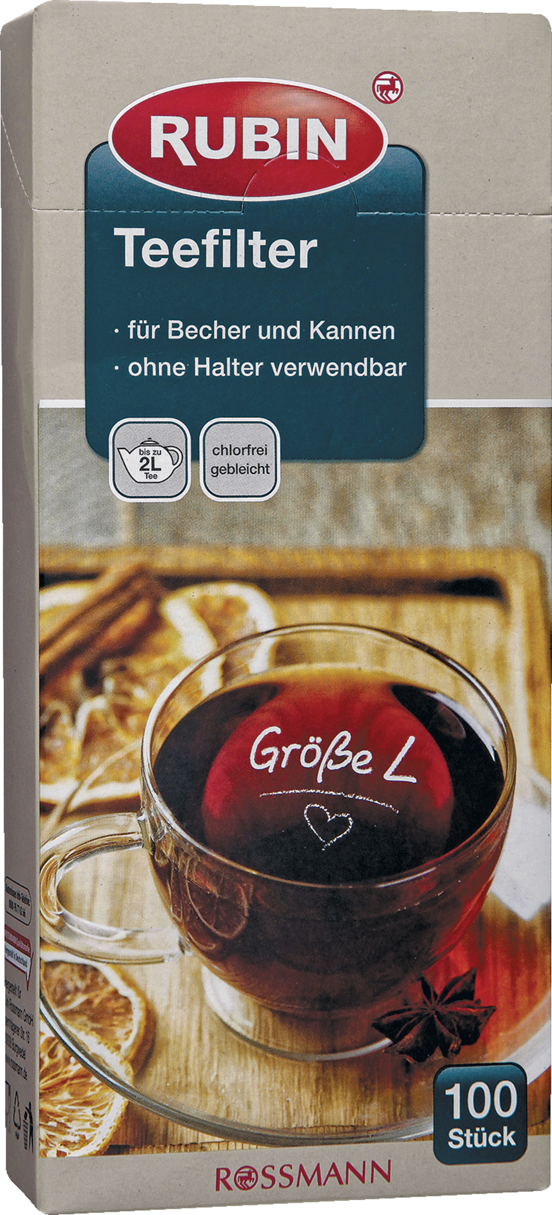 RUBIN Tefilter størrelse L