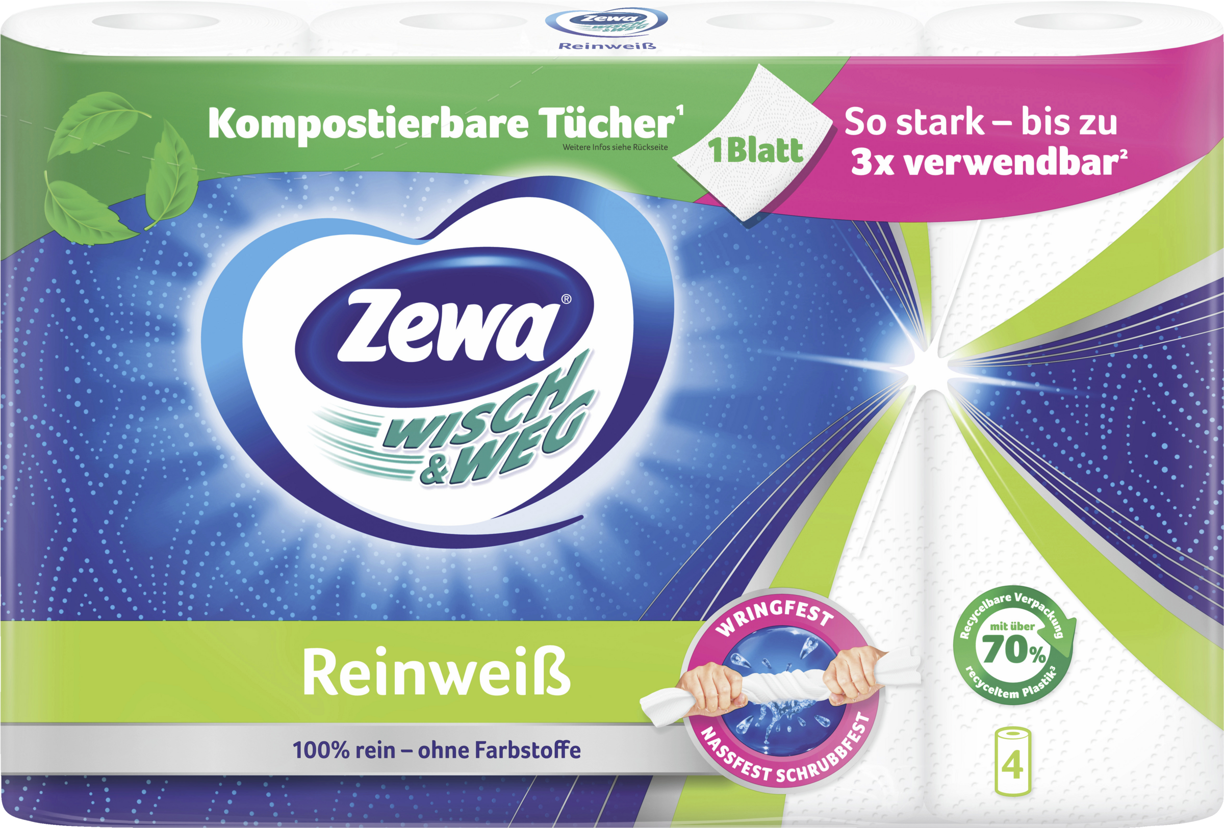 Zewa Køkkenrulle Wisch & Weg Ren hvid