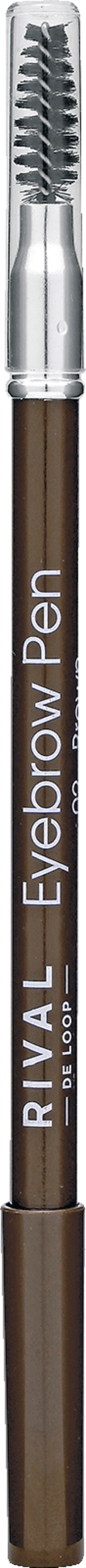 RIVAL DE LOOP Eyebrow Pencil 02 brown