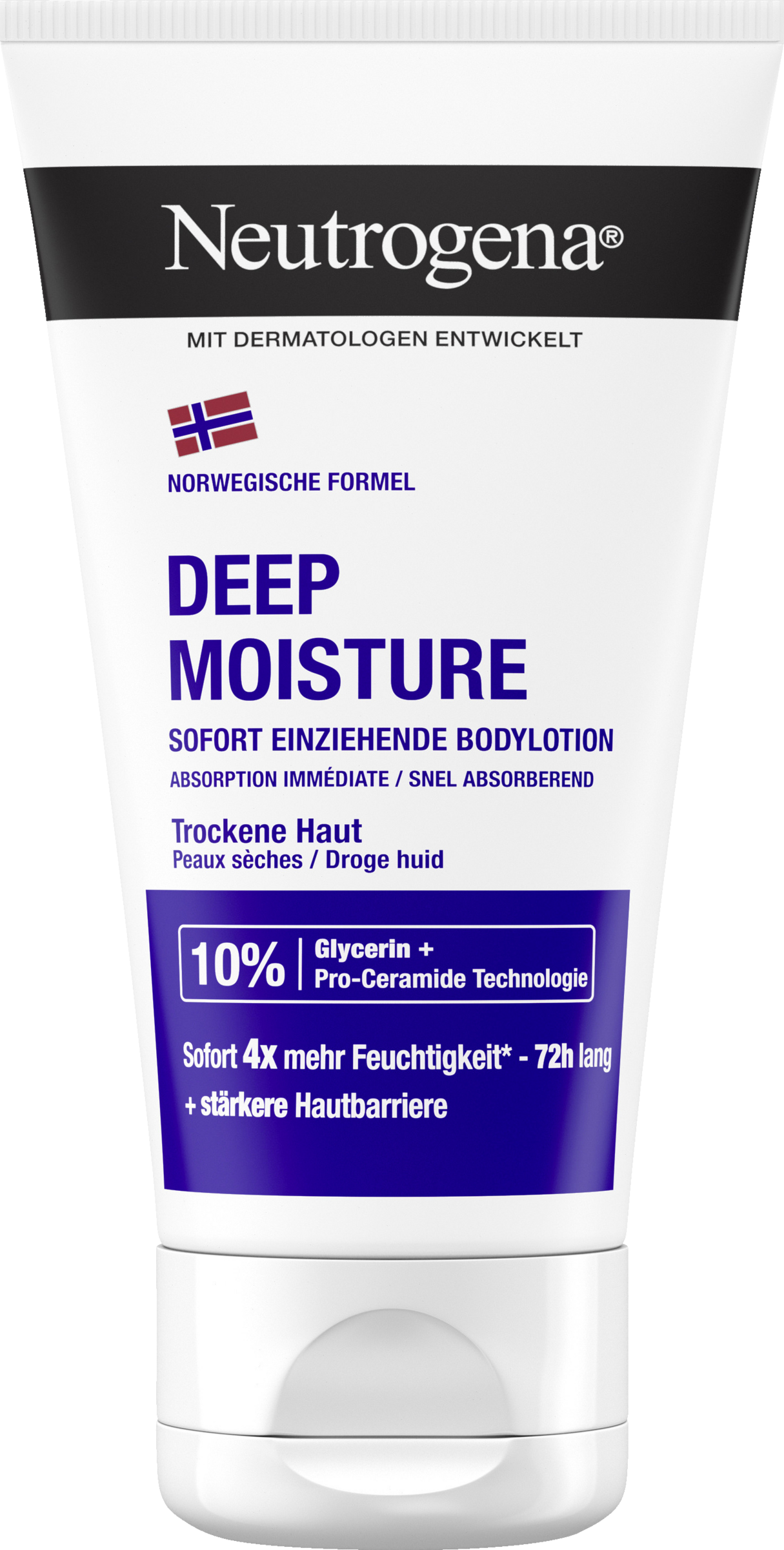 Neutrogena Deep Moisture fugtighedscreme, der trænger hurtigt ind