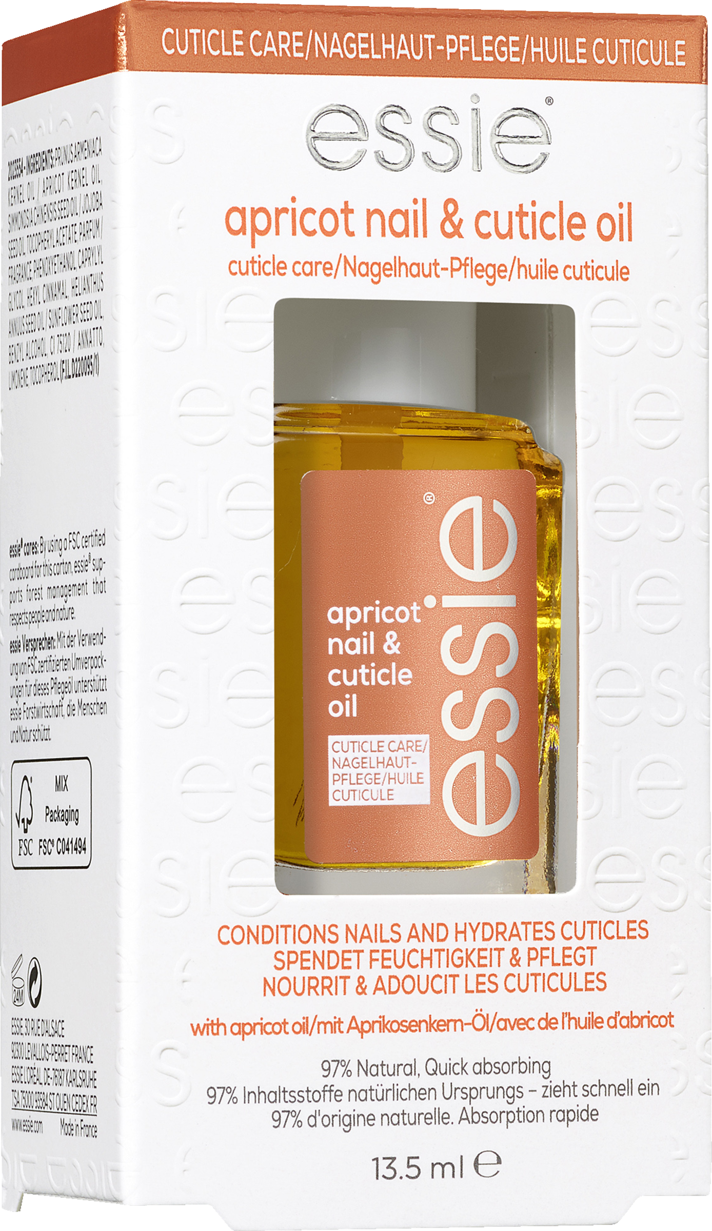 essie apricot nail & cuticle oil