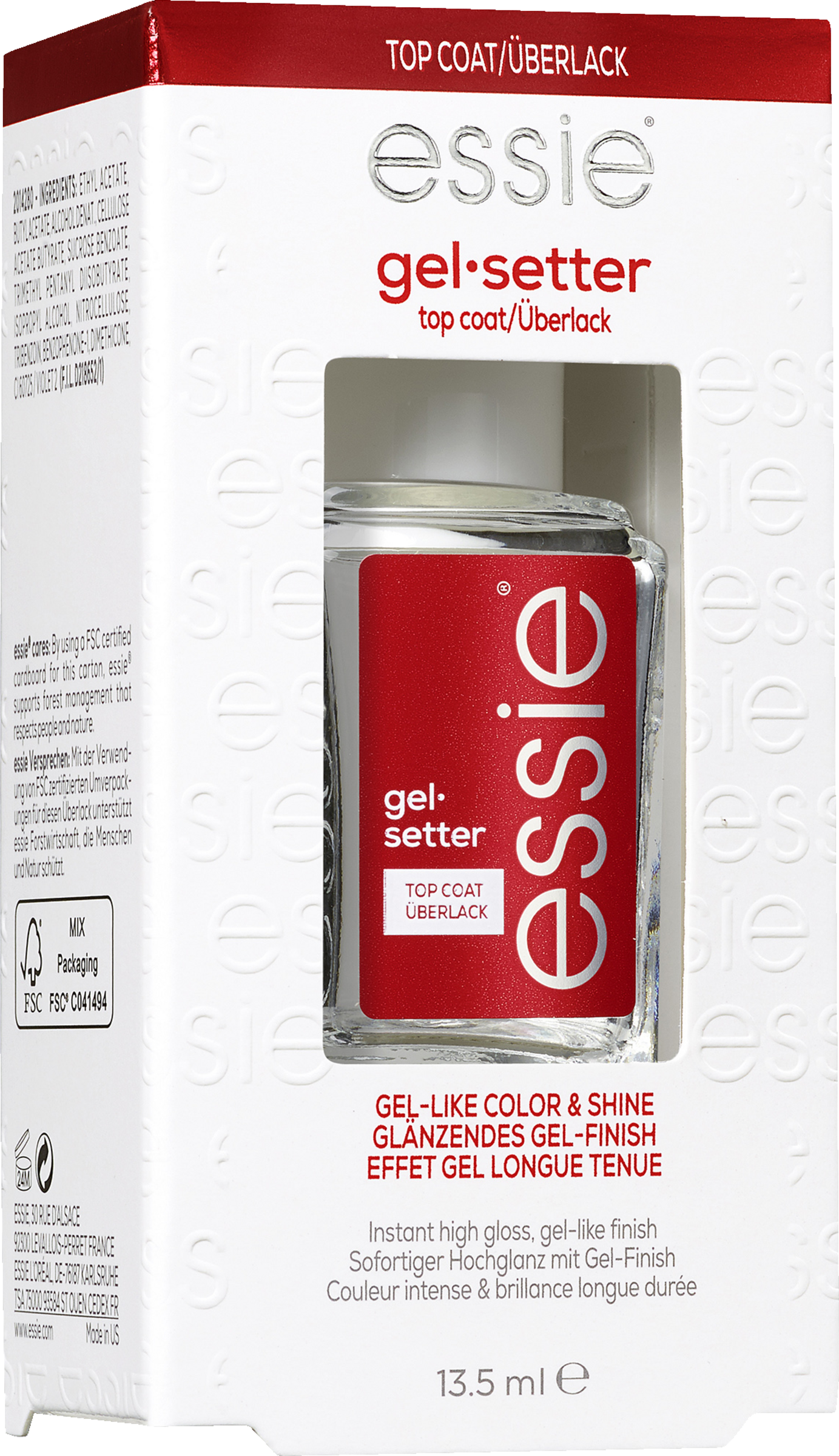essie Neglepleje overlak gel setter