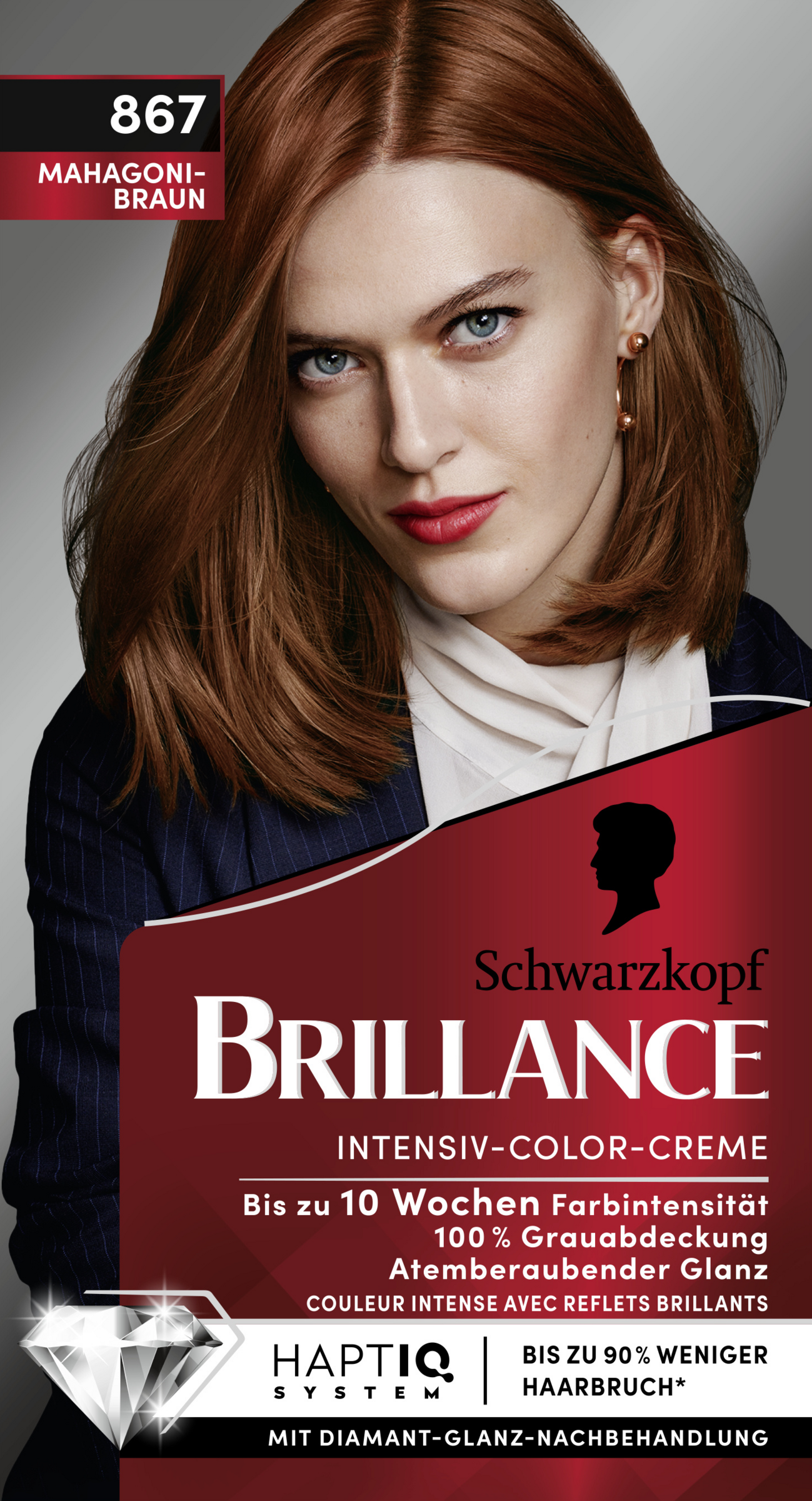 Brillance Intensiv-Color-Creme 867 Mahogni-brun