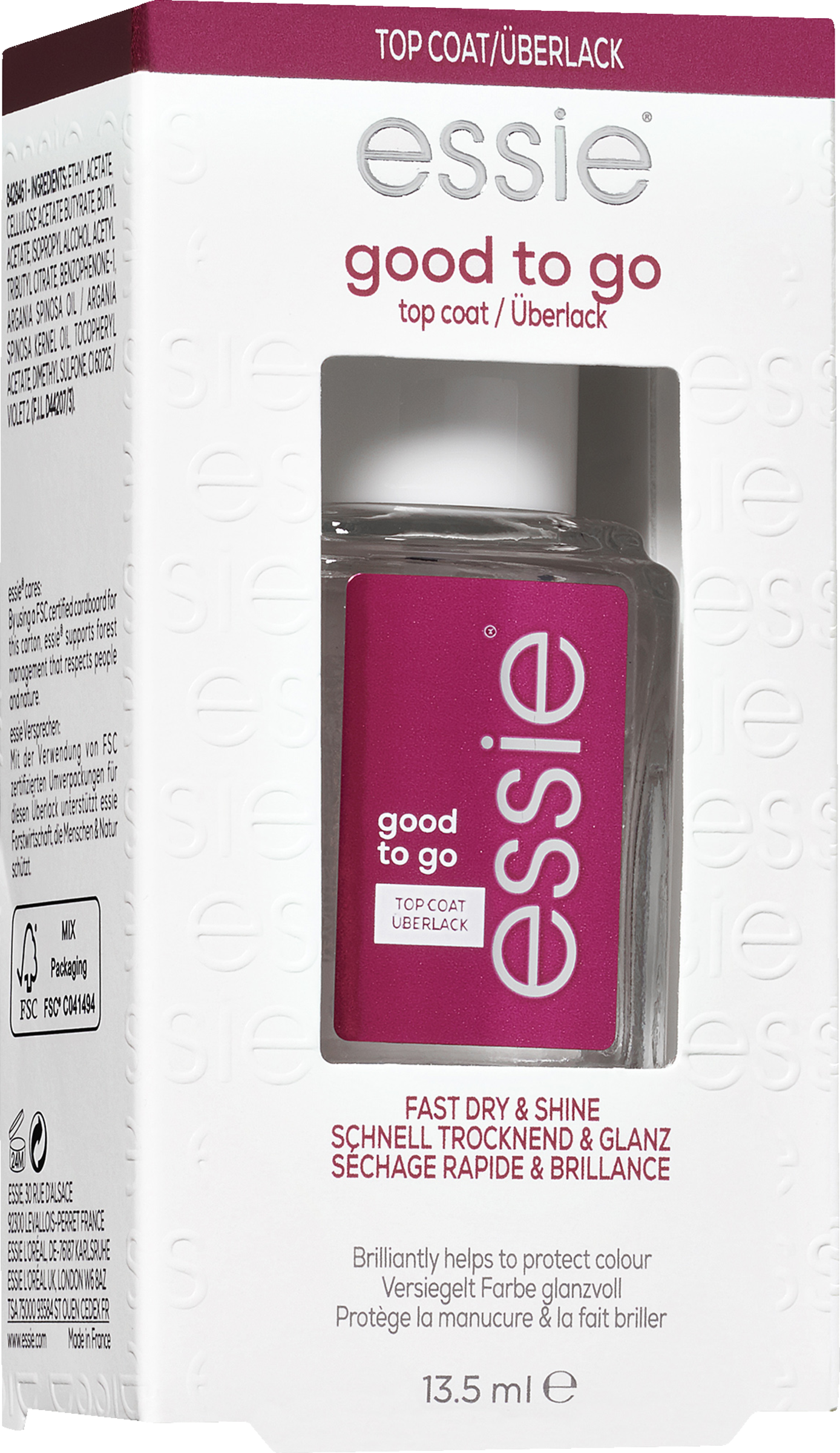 essie Top Coat 01 Good To Go