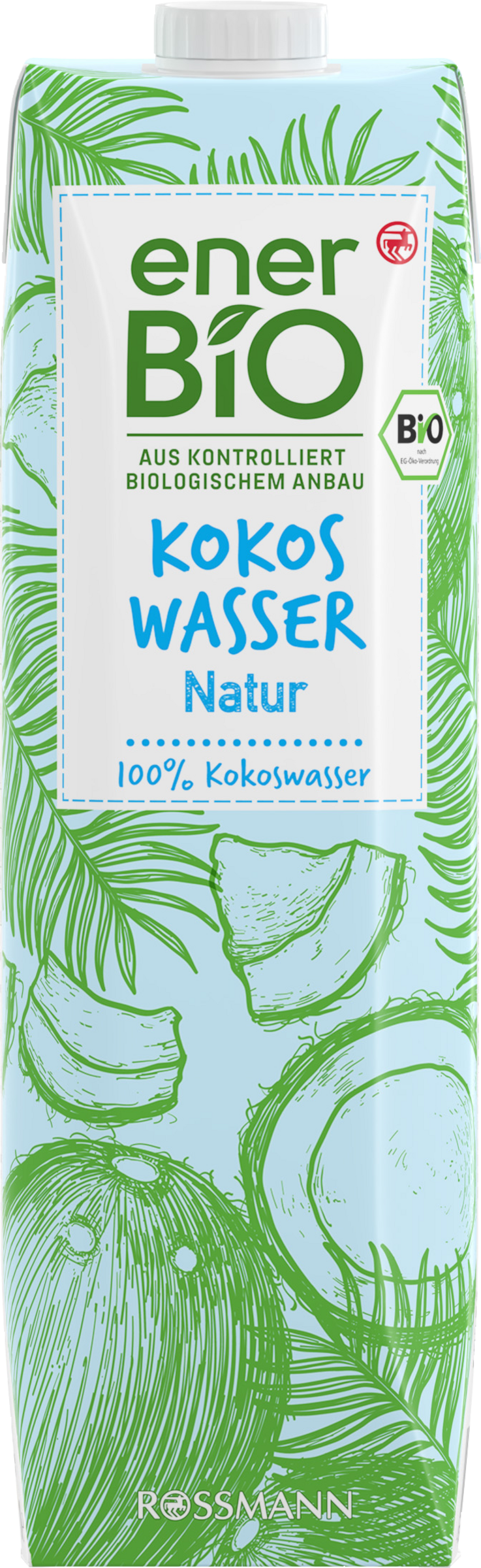 enerBiO Kokosvand naturel 1L