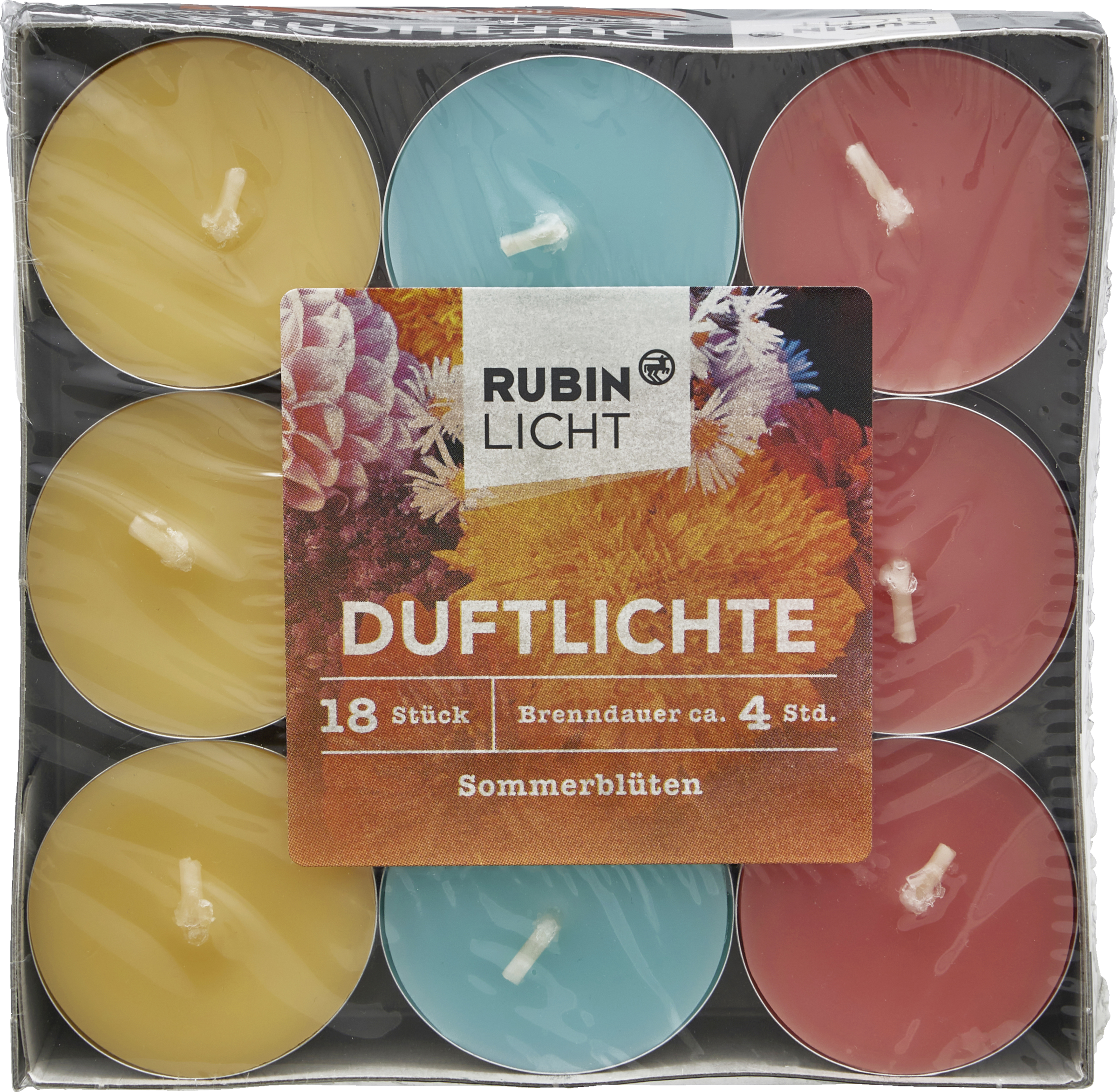 RUBIN LICHT Duftlys sommerblomster