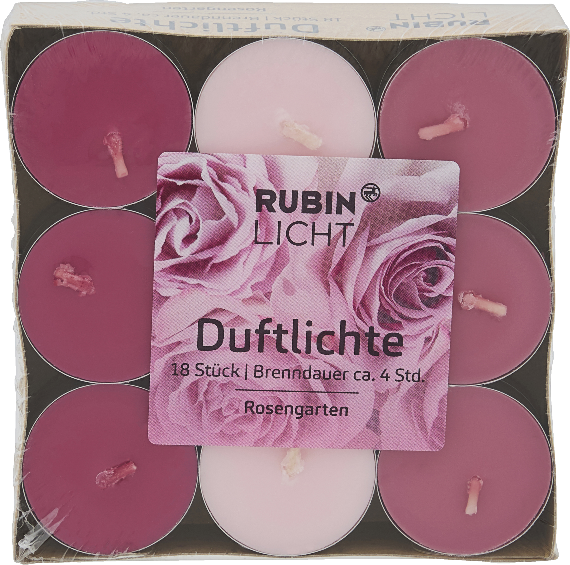 RUBIN LICHT Duftlys rosenhave