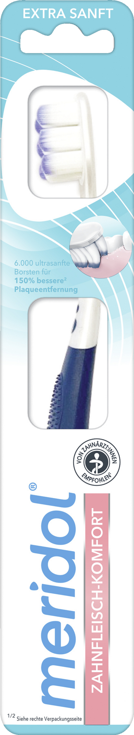 meridol Gum Health komfort tandbørste ekstra skånsom